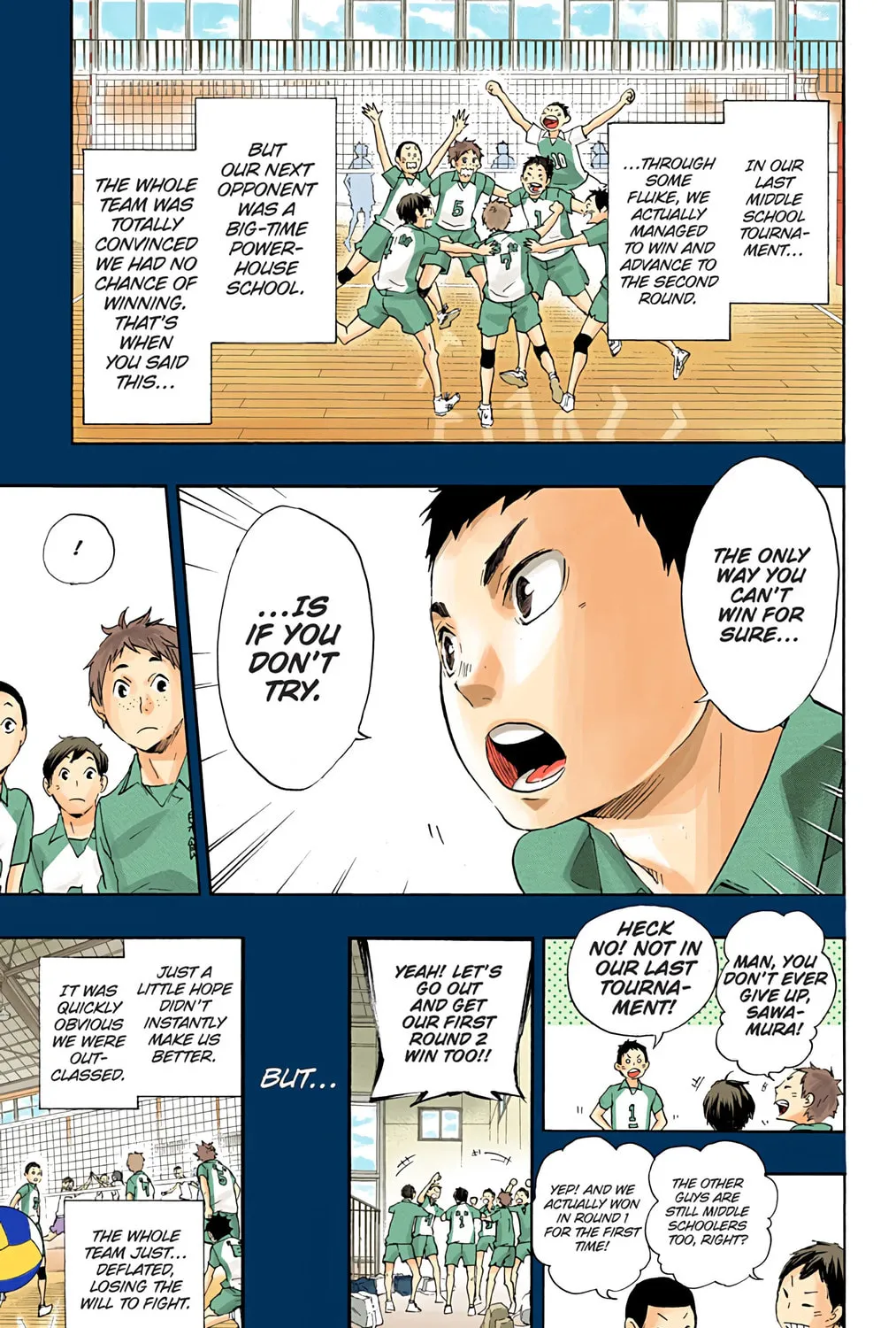 Read Haikyu!! (Official Colored) (Colored) chapter 38 image 20 on Lezhin