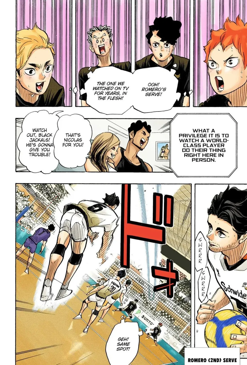 Read Haikyu!! (Official Colored) (Colored) chapter 381 image 14 on Lezhin