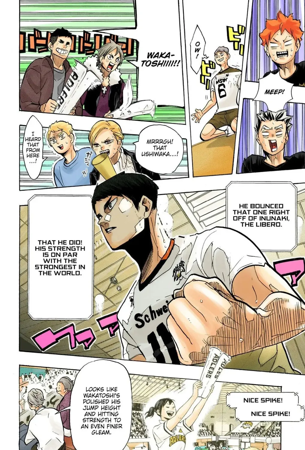 Read Haikyu!! (Official Colored) (Colored) chapter 382 image 14 on Lezhin