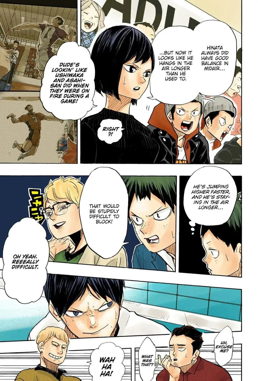 Read Haikyu!! (Official Colored) (Colored) chapter 382 image 4 on Lezhin