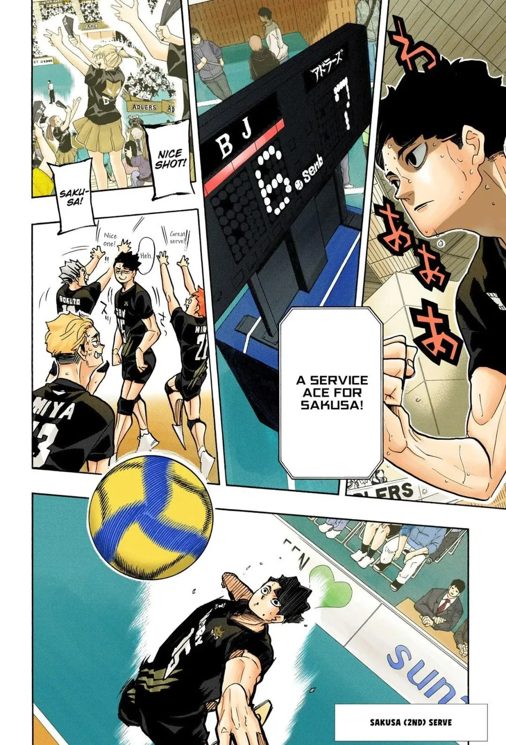 Read Haikyu!! (Official Colored) (Colored) chapter 384 image 14 on Lezhin