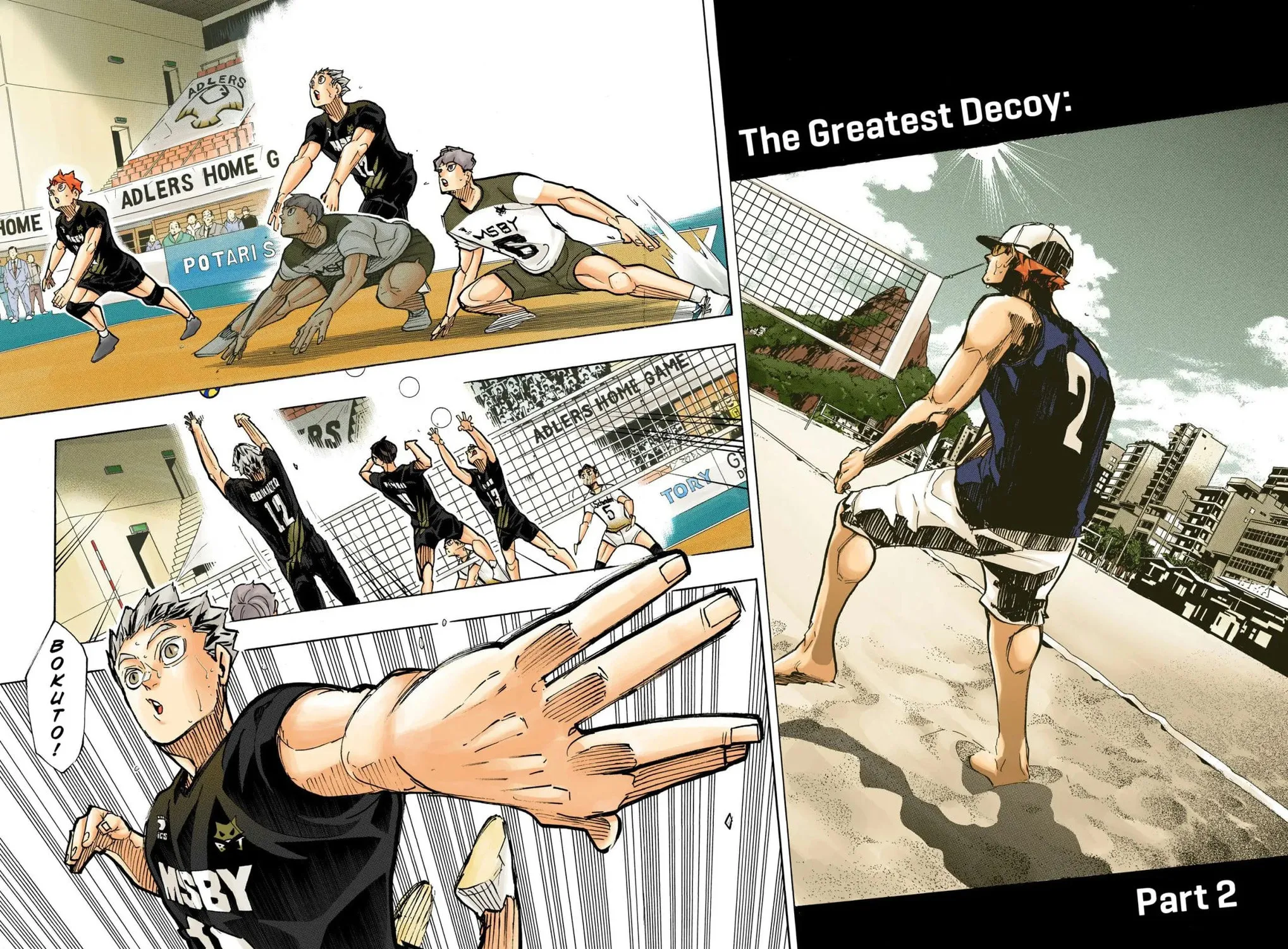 Read Haikyu!! (Official Colored) (Colored) chapter 384 image 2 on Lezhin