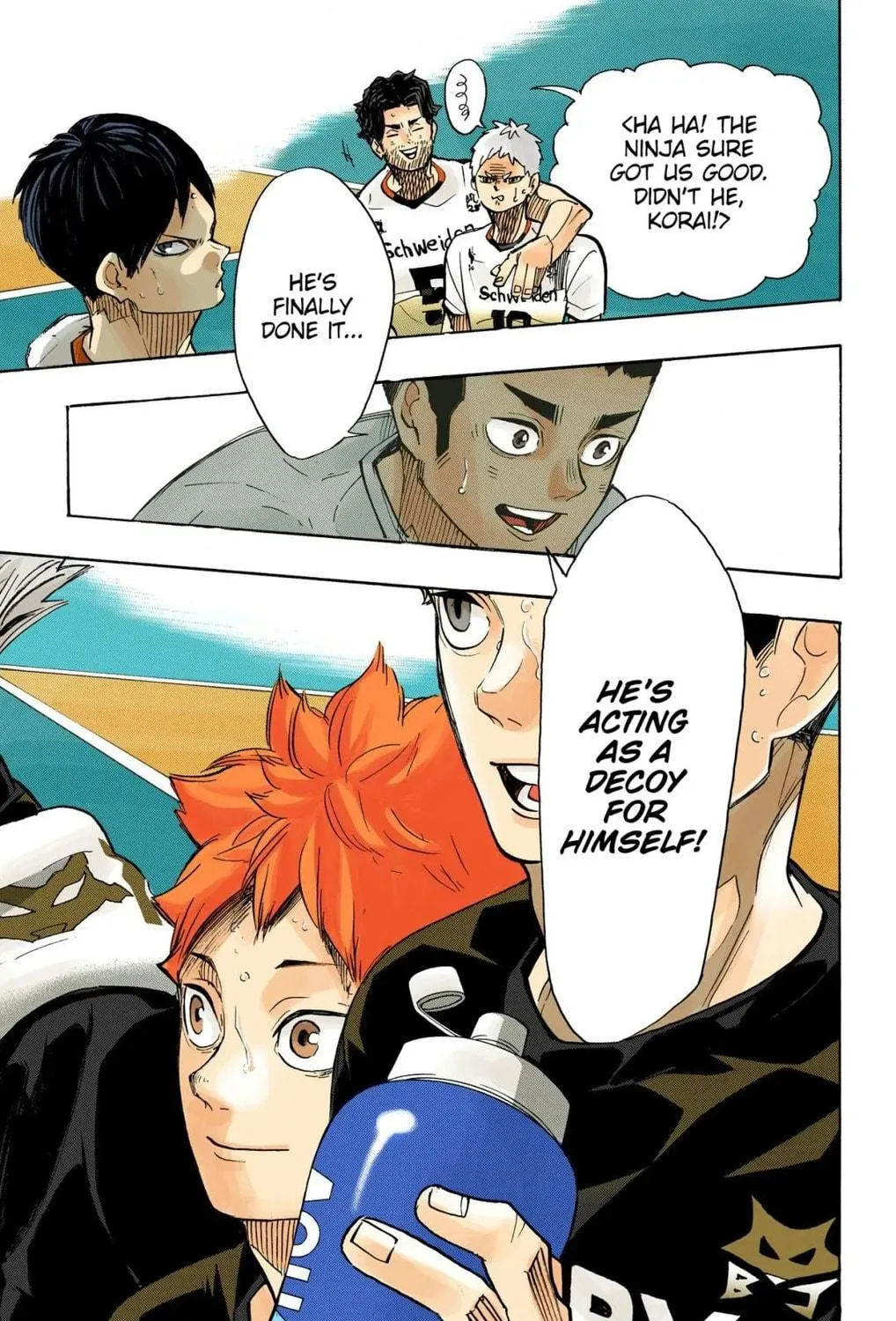 Read Haikyu!! (Official Colored) (Colored) chapter 384 image 28 on Lezhin