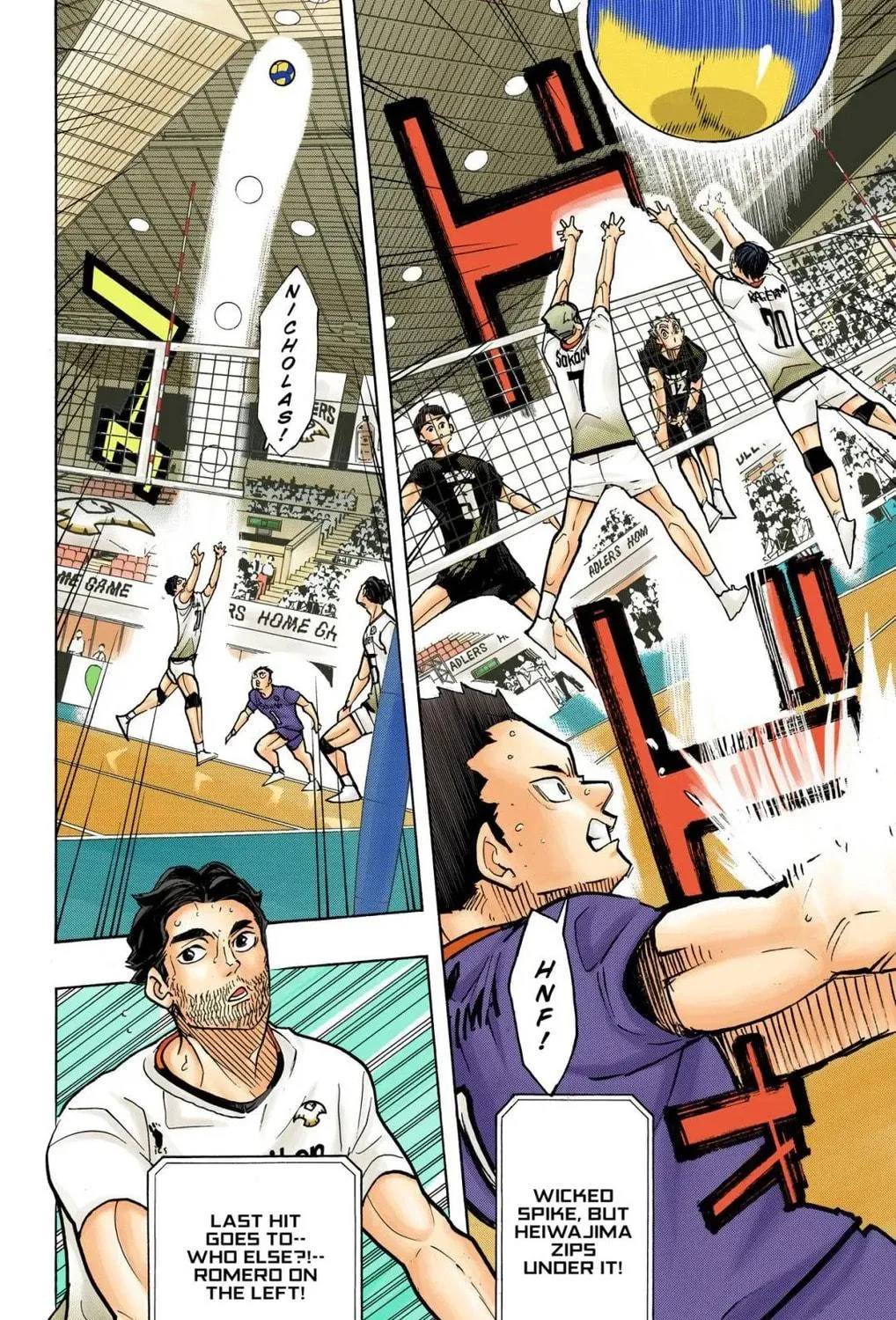 Read Haikyu!! (Official Colored) (Colored) chapter 384 image 4 on Lezhin