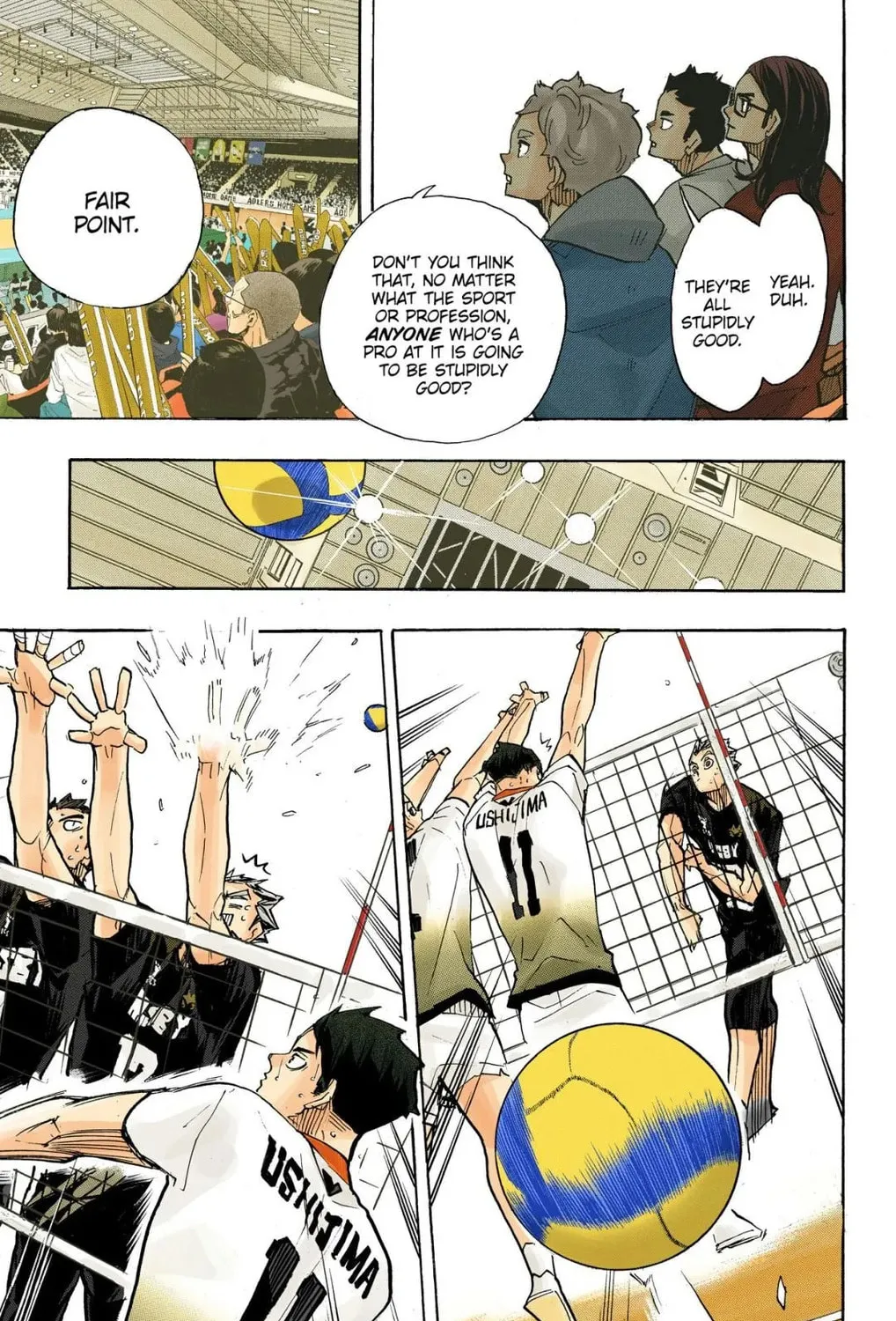 Read Haikyu!! (Official Colored) (Colored) chapter 385 image 14 on Lezhin