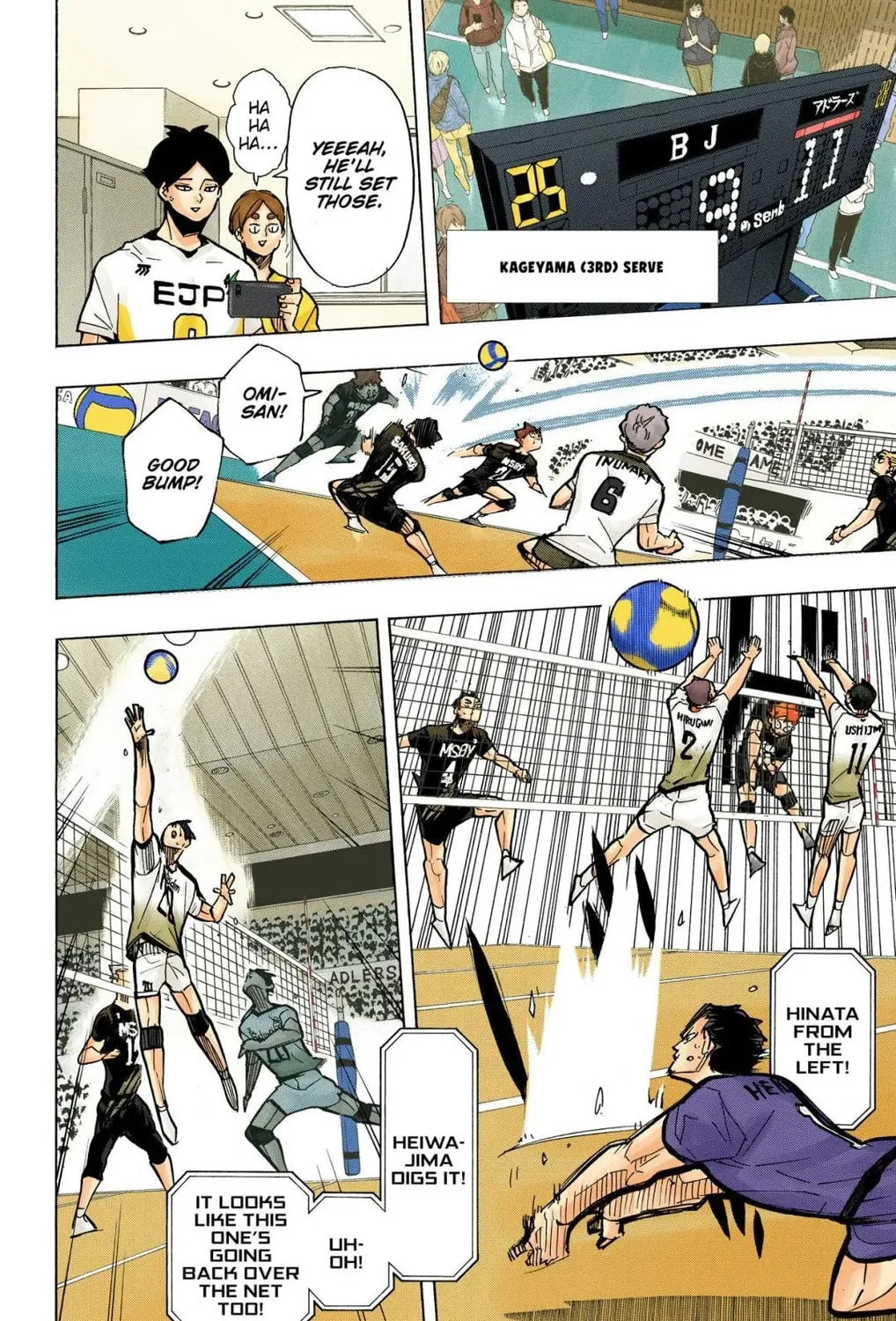 Read Haikyu!! (Official Colored) (Colored) chapter 388 image 26 on Lezhin