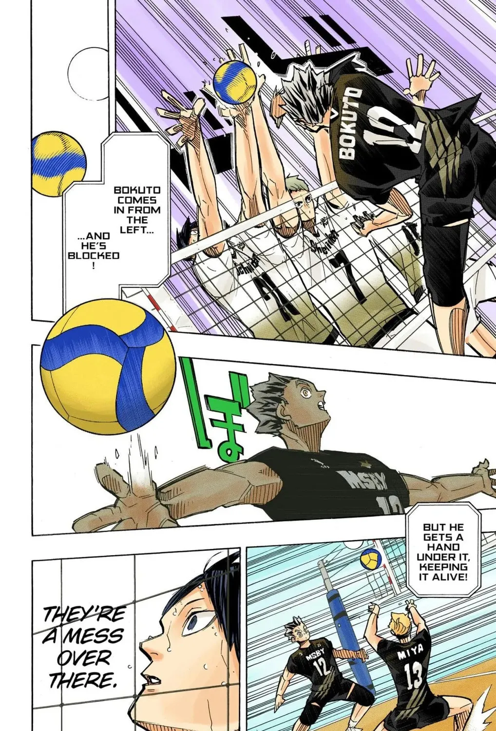 Read Haikyu!! (Official Colored) (Colored) chapter 388 image 6 on Lezhin