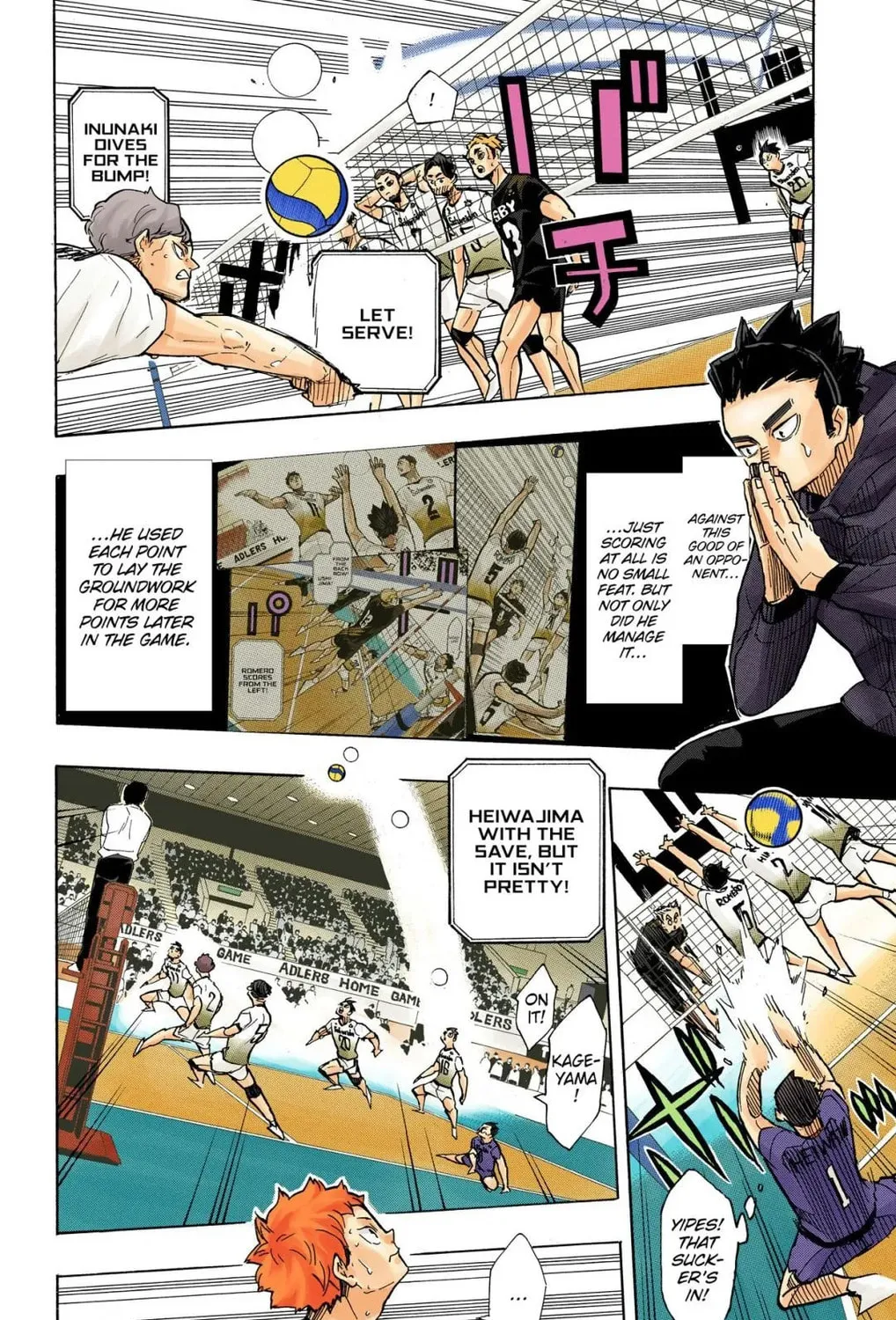 Read Haikyu!! (Official Colored) (Colored) chapter 389 image 18 on Lezhin