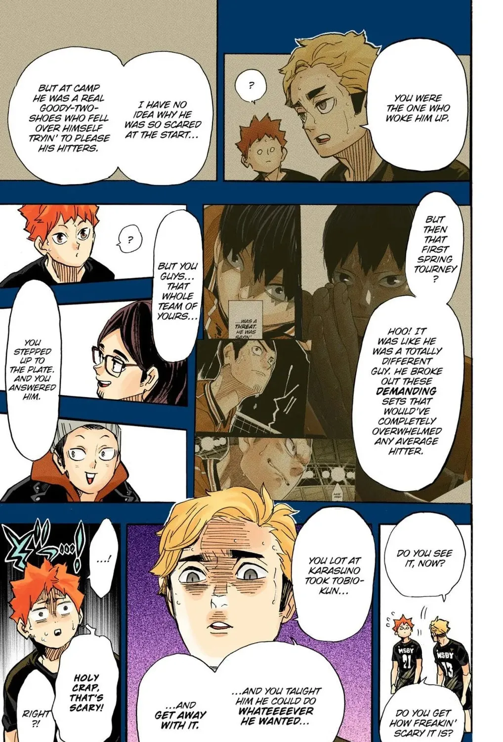 Read Haikyu!! (Official Colored) (Colored) chapter 389 image 20 on Lezhin