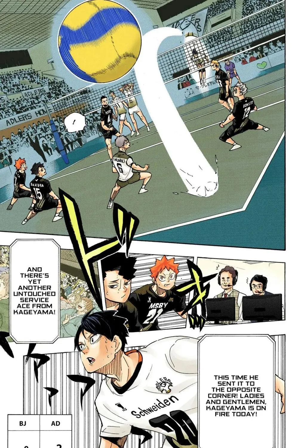 Read Haikyu!! (Official Colored) (Colored) chapter 390 image 10 on Lezhin