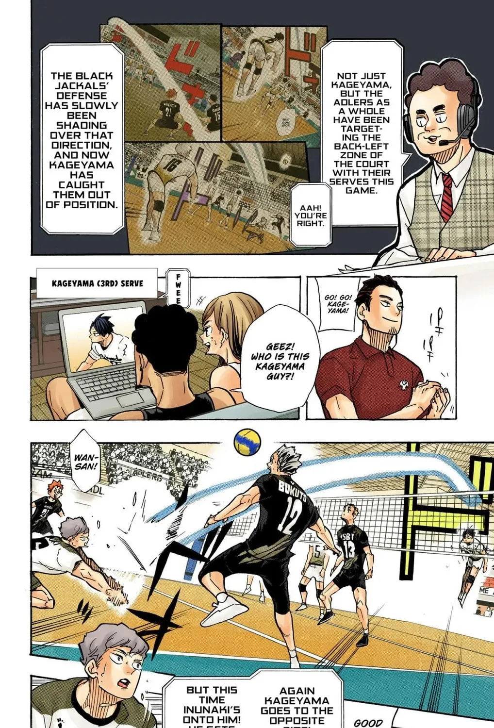 Read Haikyu!! (Official Colored) (Colored) chapter 390 image 12 on Lezhin