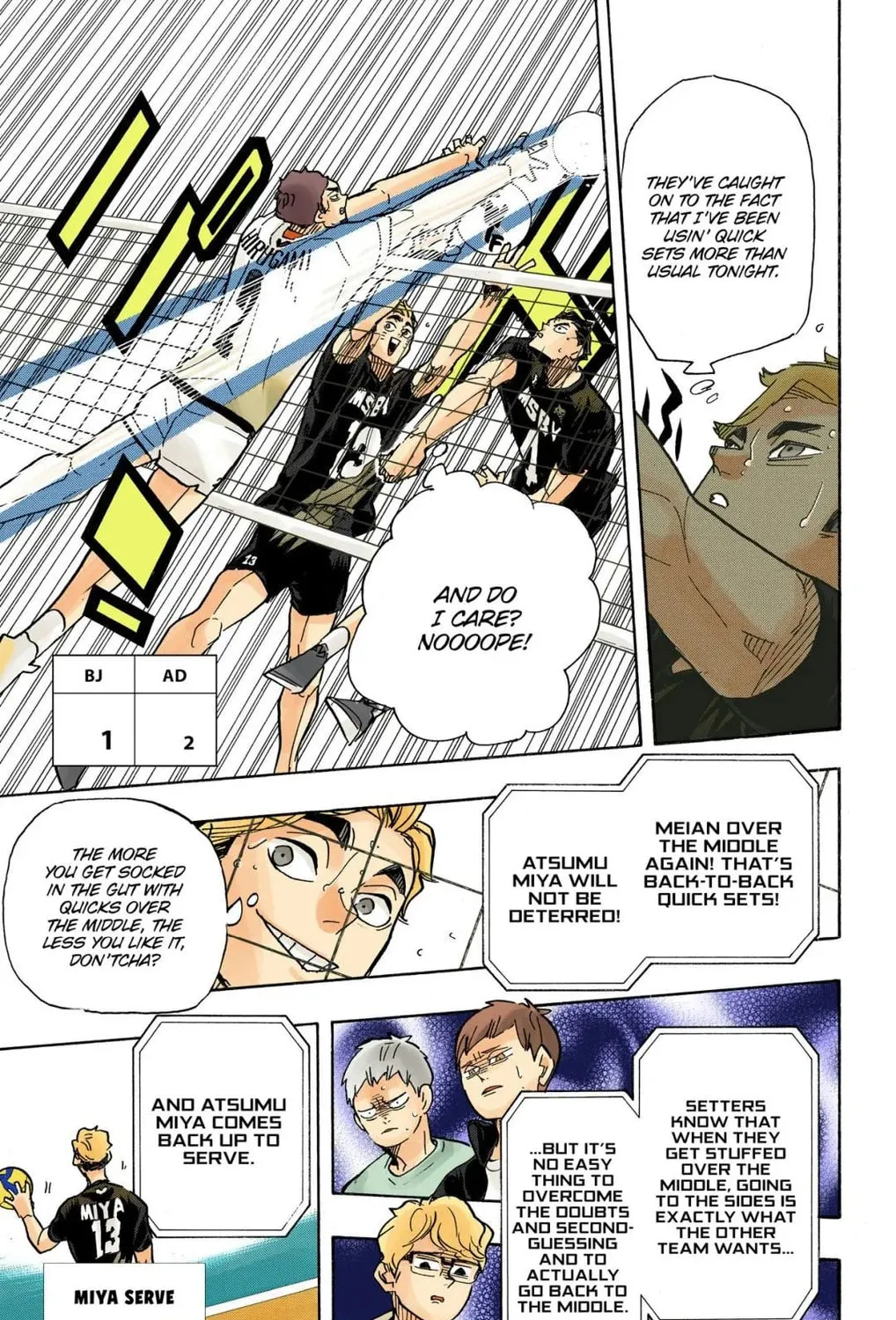 Read Haikyu!! (Official Colored) (Colored) chapter 390 image 14 on Lezhin