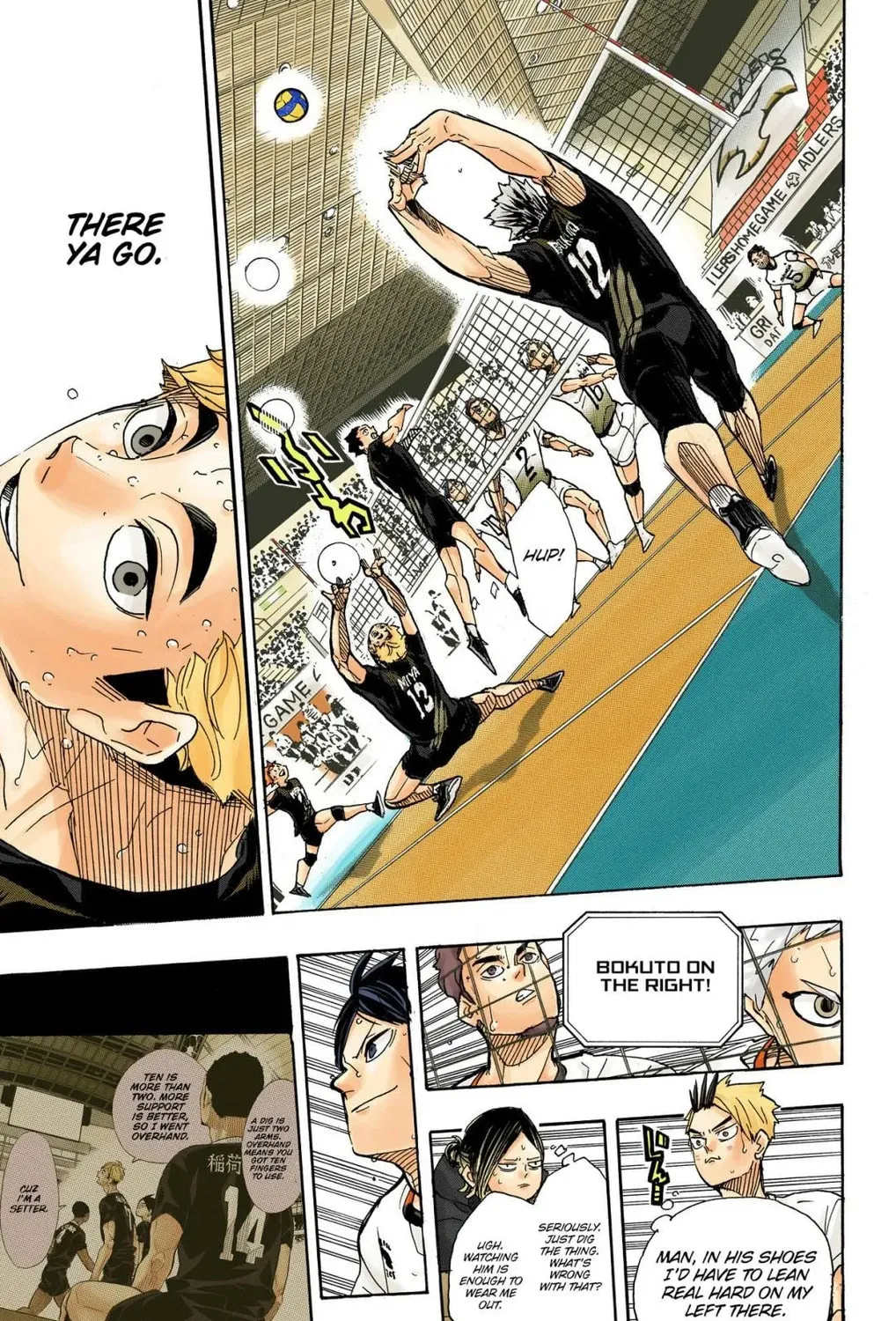 Read Haikyu!! (Official Colored) (Colored) chapter 391 image 18 on Lezhin