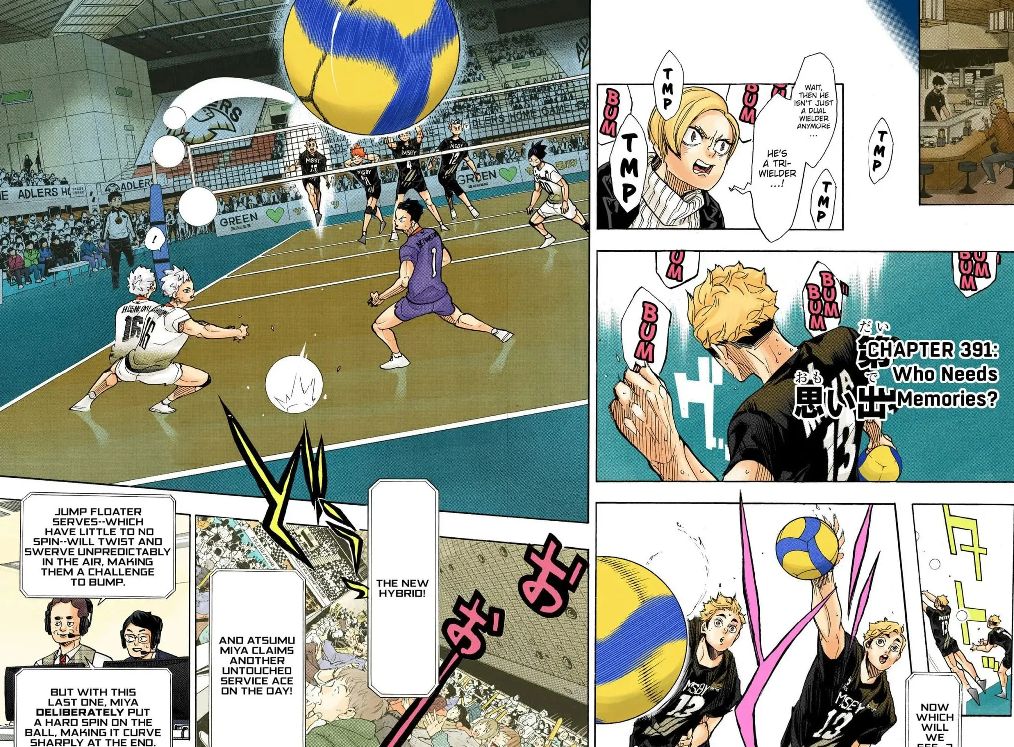 Read Haikyu!! (Official Colored) (Colored) chapter 391 image 6 on Lezhin