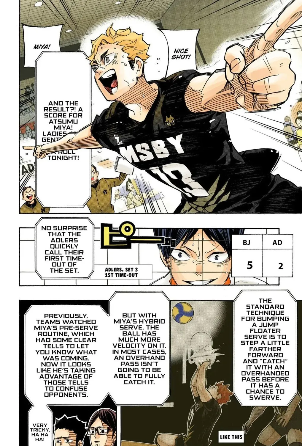 Read Haikyu!! (Official Colored) (Colored) chapter 391 image 8 on Lezhin