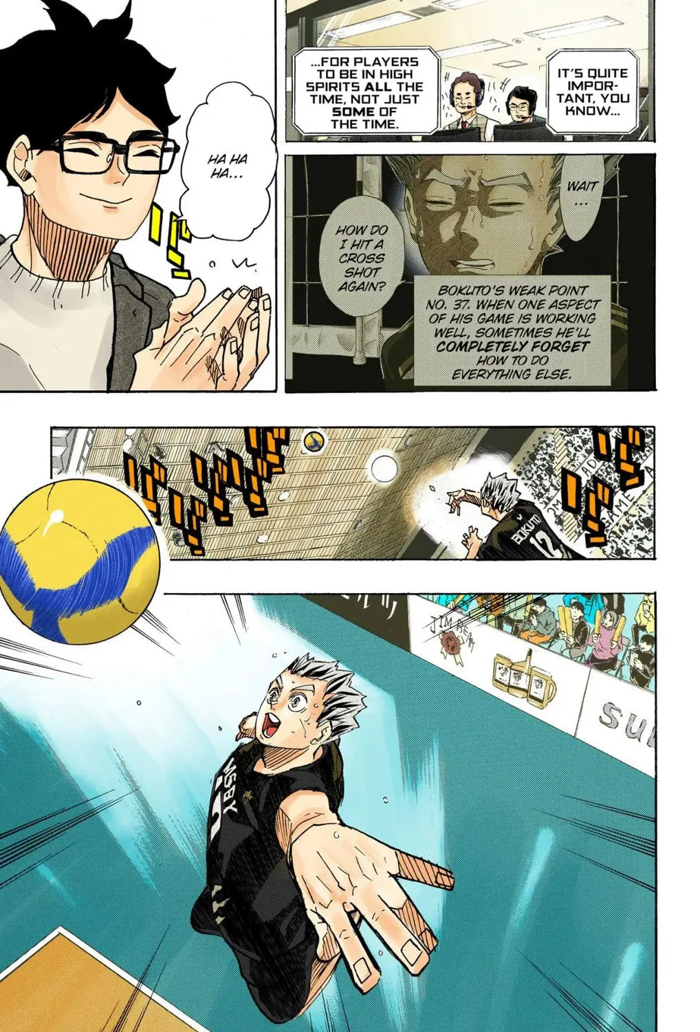Read Haikyu!! (Official Colored) (Colored) chapter 392 image 12 on Lezhin