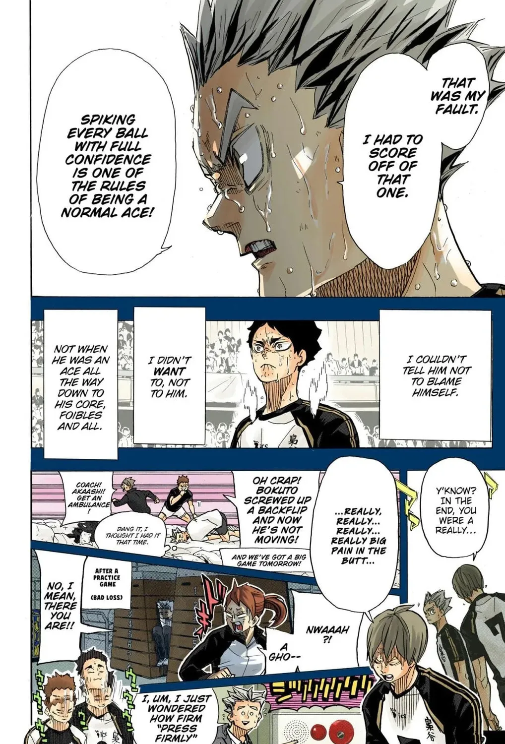 Read Haikyu!! (Official Colored) (Colored) chapter 392 image 18 on Lezhin