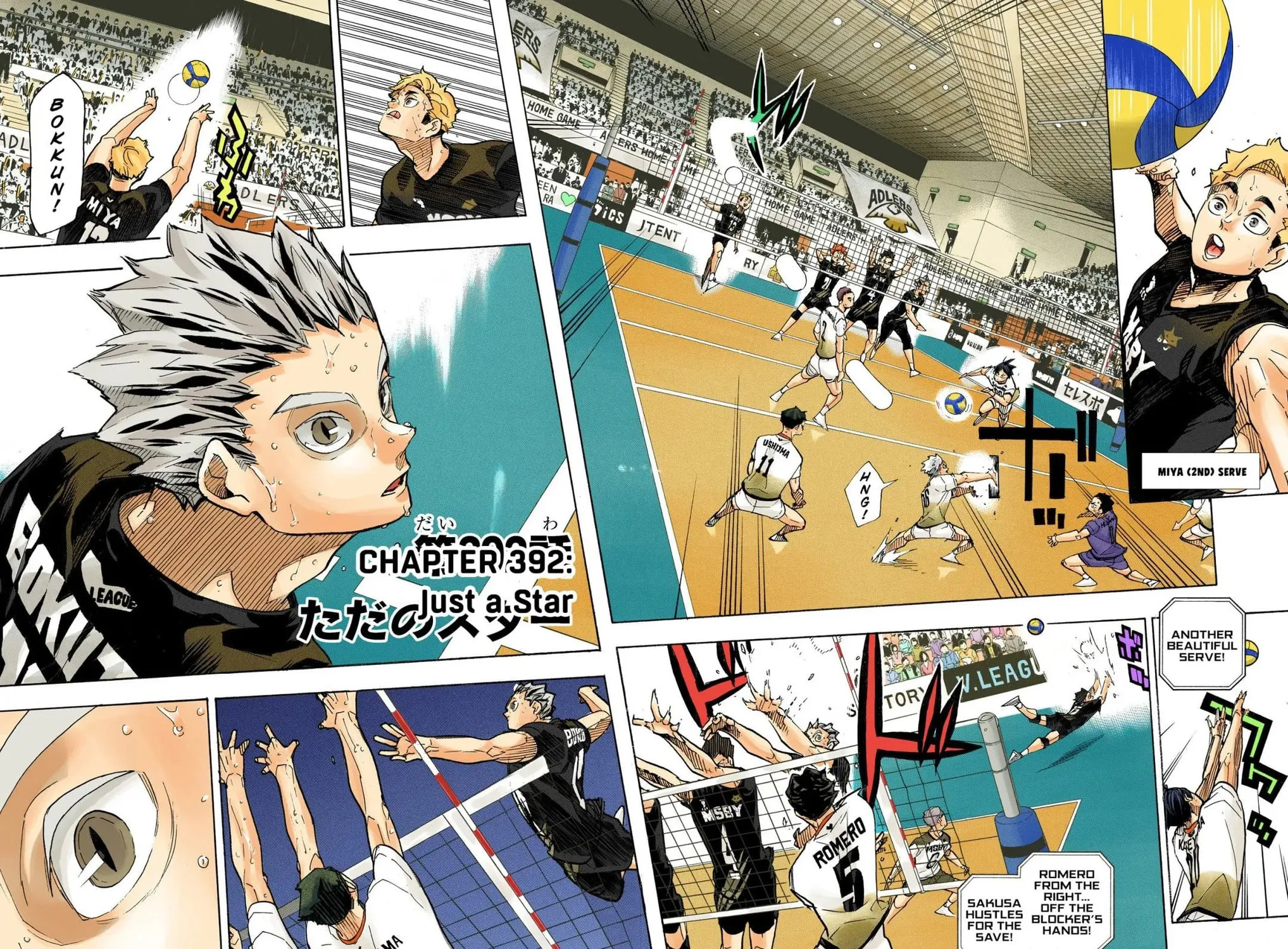 Read Haikyu!! (Official Colored) (Colored) chapter 392 image 2 on Lezhin