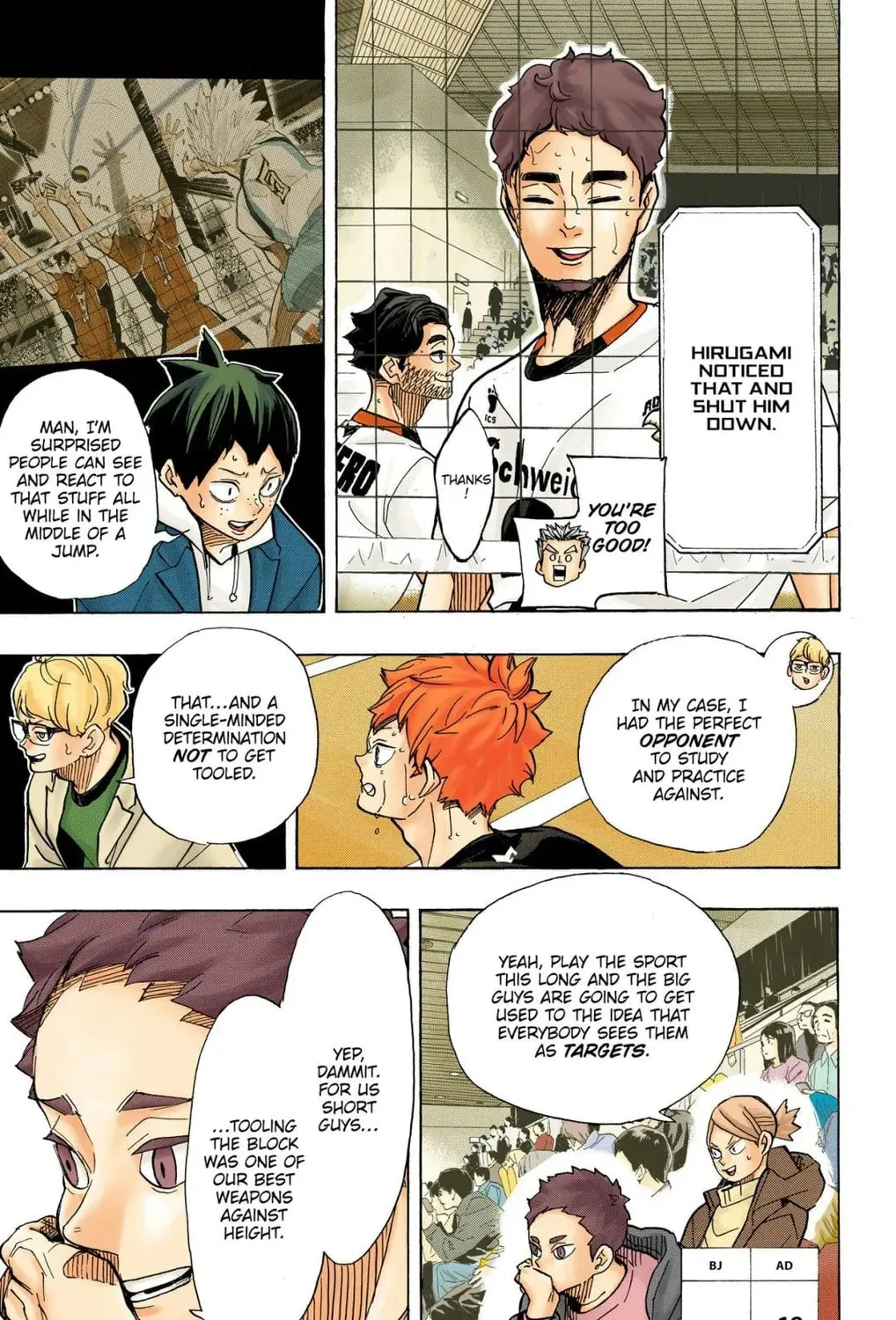 Read Haikyu!! (Official Colored) (Colored) chapter 393 image 14 on Lezhin