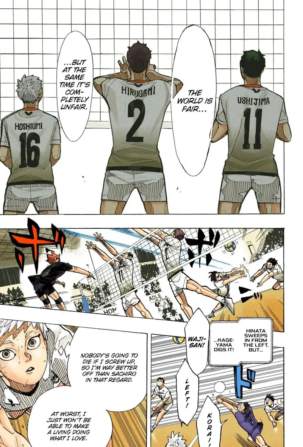 Read Haikyu!! (Official Colored) (Colored) chapter 393 image 18 on Lezhin