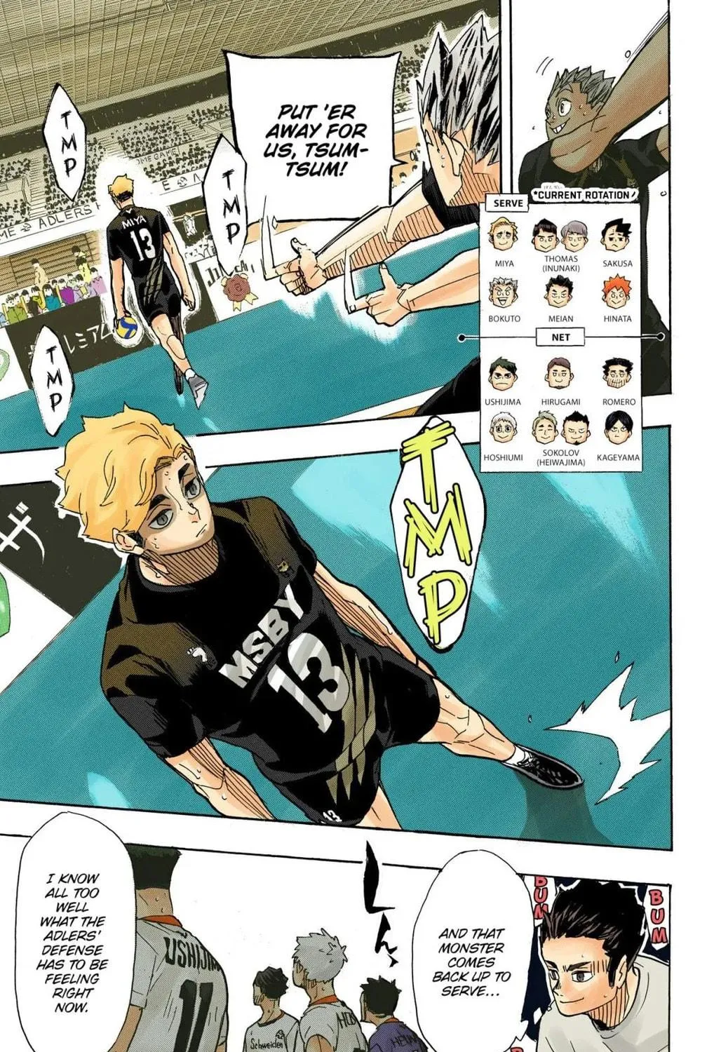 Read Haikyu!! (Official Colored) (Colored) chapter 393 image 4 on Lezhin