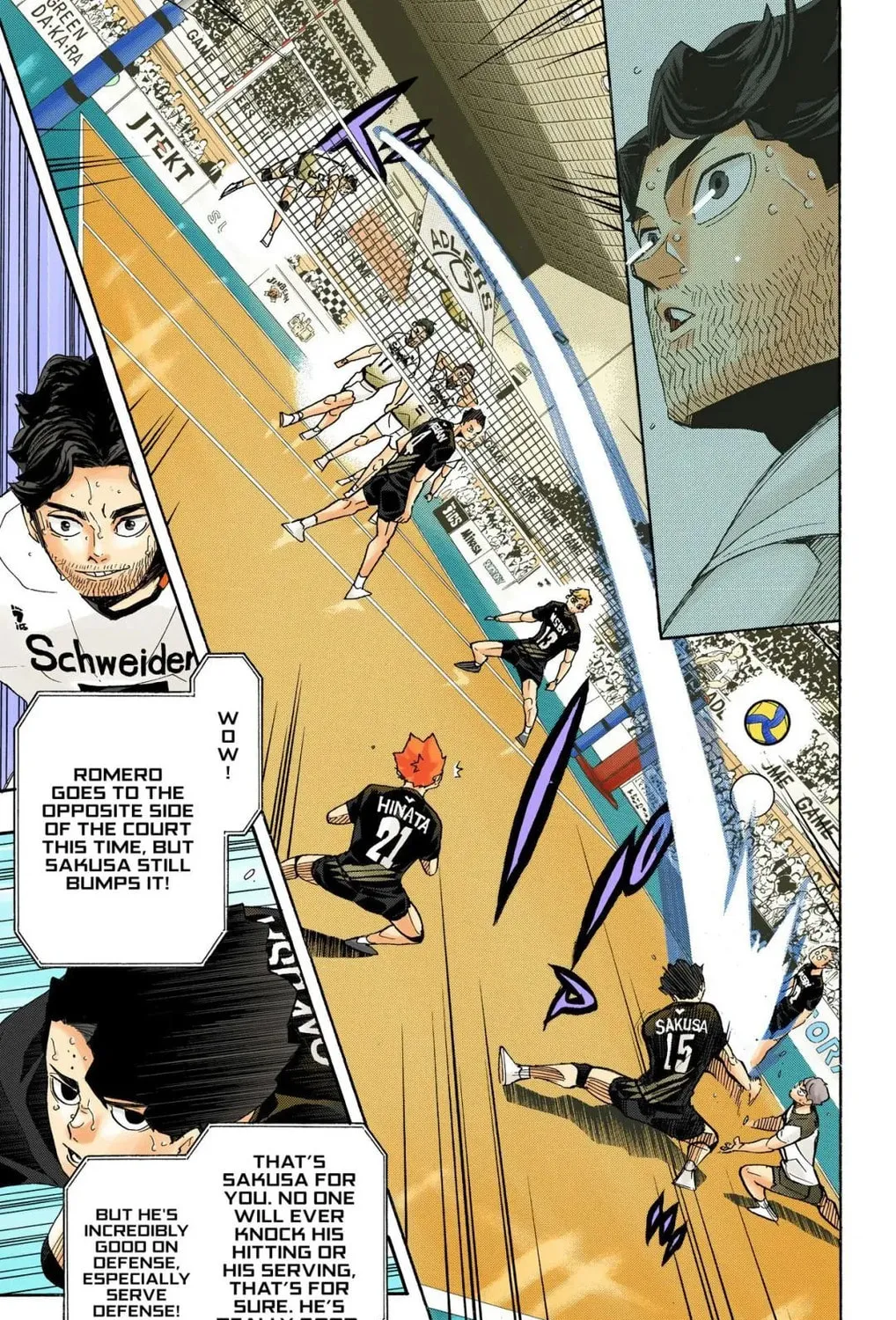 Read Haikyu!! (Official Colored) (Colored) chapter 394 image 14 on Lezhin