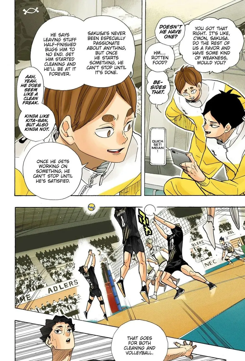 Read Haikyu!! (Official Colored) (Colored) chapter 394 image 16 on Lezhin