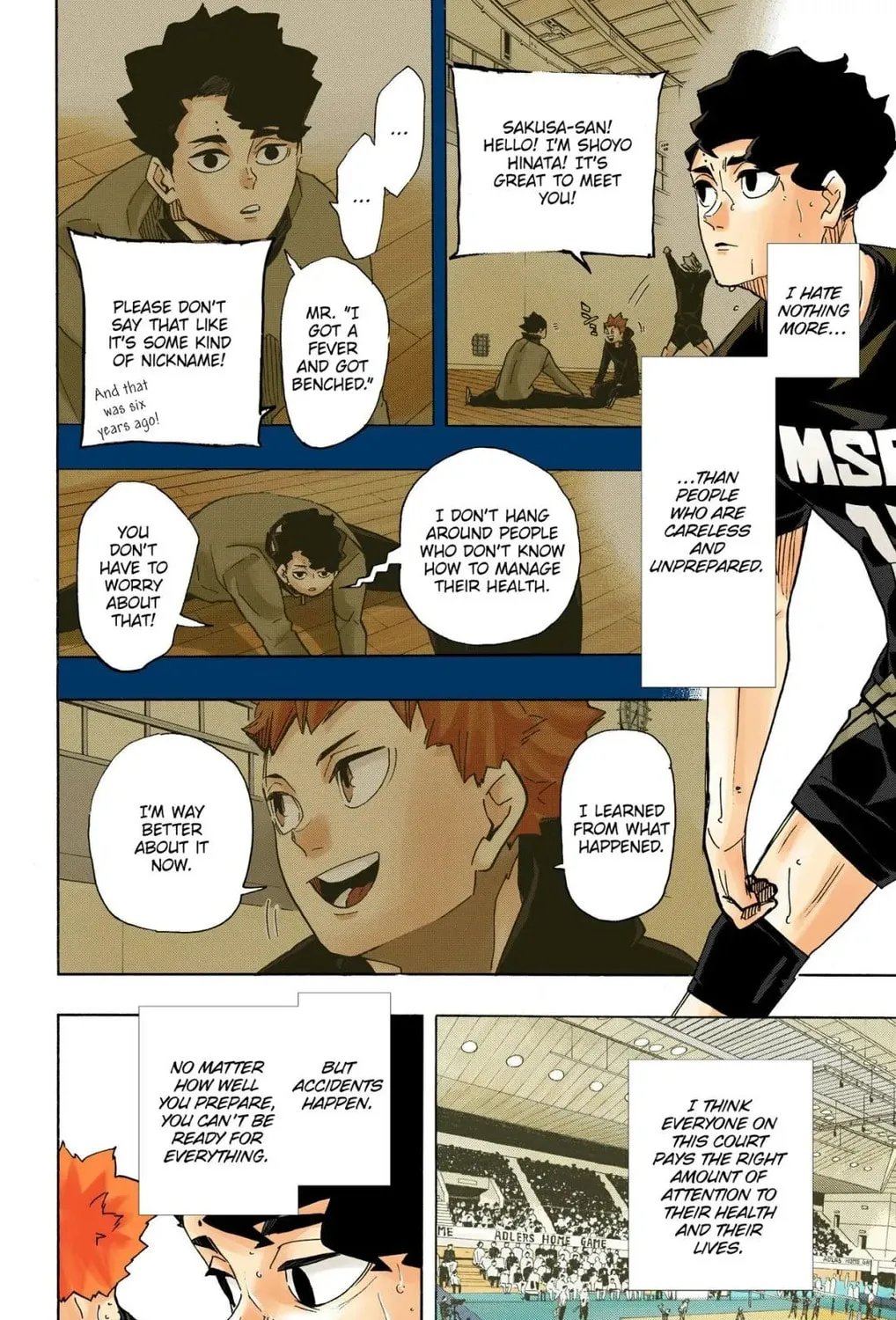 Read Haikyu!! (Official Colored) (Colored) chapter 394 image 20 on Lezhin