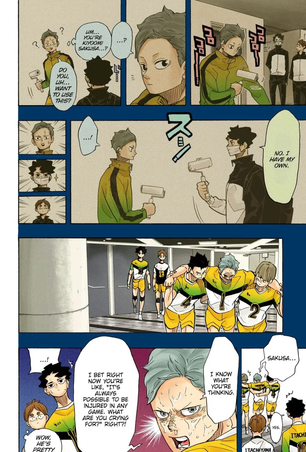 Read Haikyu!! (Official Colored) (Colored) chapter 394 image 36 on Lezhin