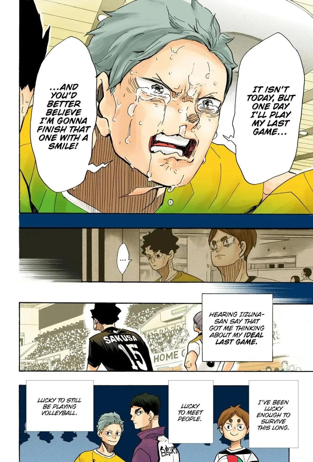 Read Haikyu!! (Official Colored) (Colored) chapter 394 image 40 on Lezhin