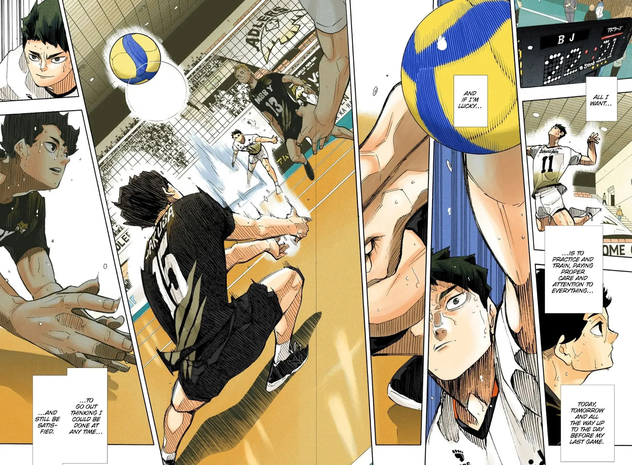 Read Haikyu!! (Official Colored) (Colored) chapter 394 image 44 on Lezhin