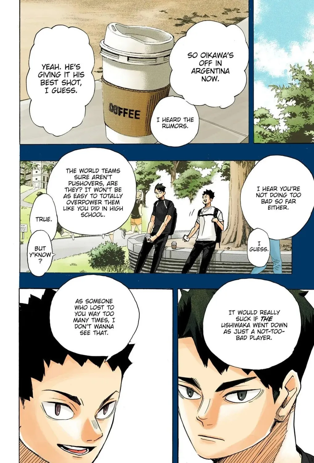 Read Haikyu!! (Official Colored) (Colored) chapter 395 image 14 on Lezhin