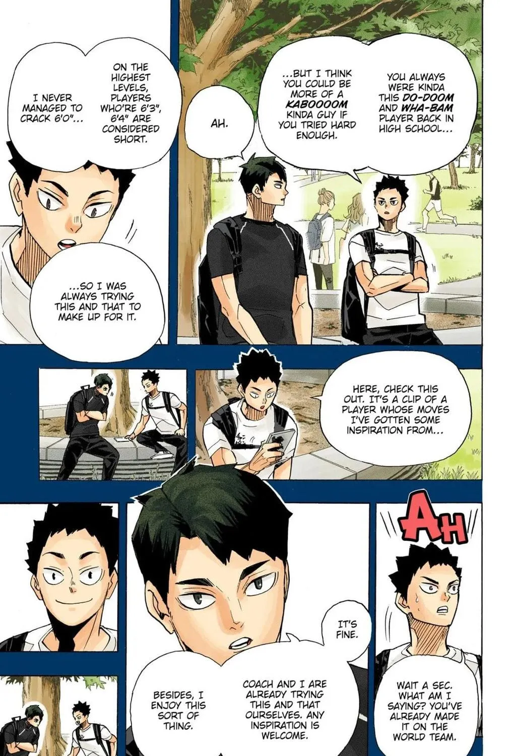 Read Haikyu!! (Official Colored) (Colored) chapter 395 image 16 on Lezhin