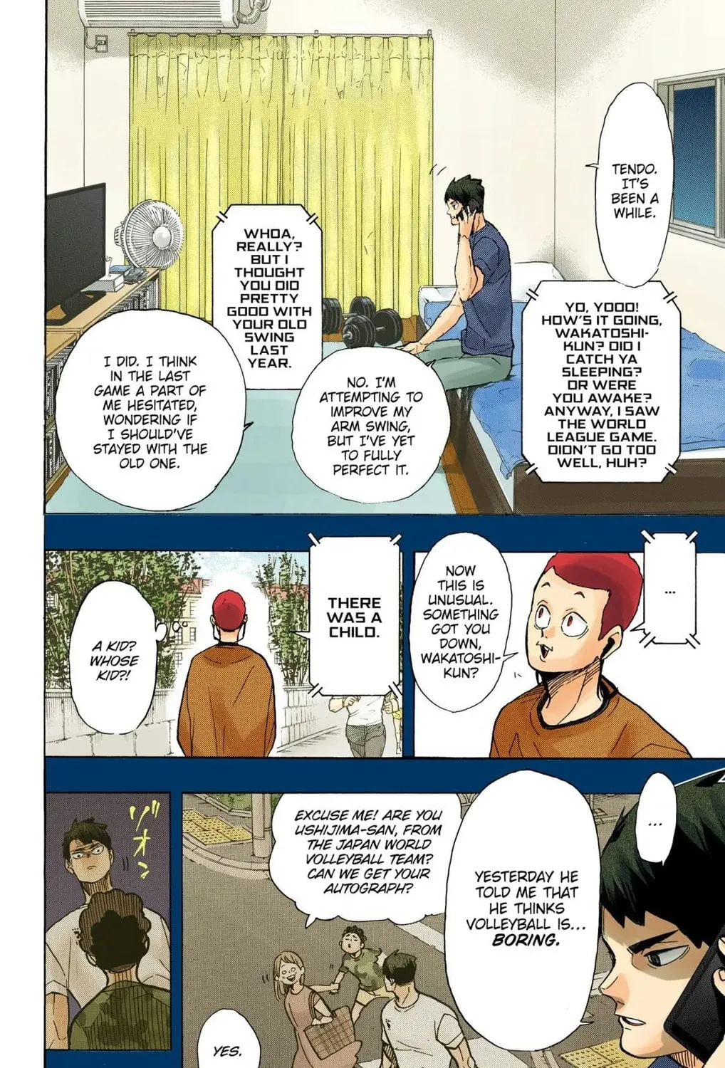 Read Haikyu!! (Official Colored) (Colored) chapter 395 image 2 on Lezhin