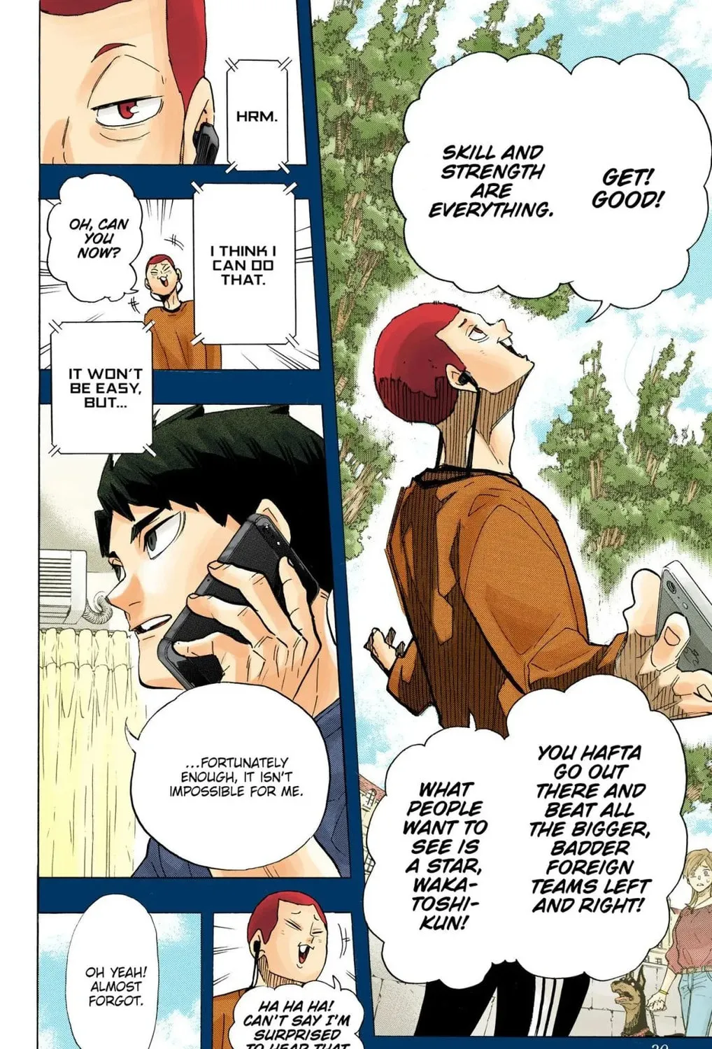 Read Haikyu!! (Official Colored) (Colored) chapter 395 image 6 on Lezhin