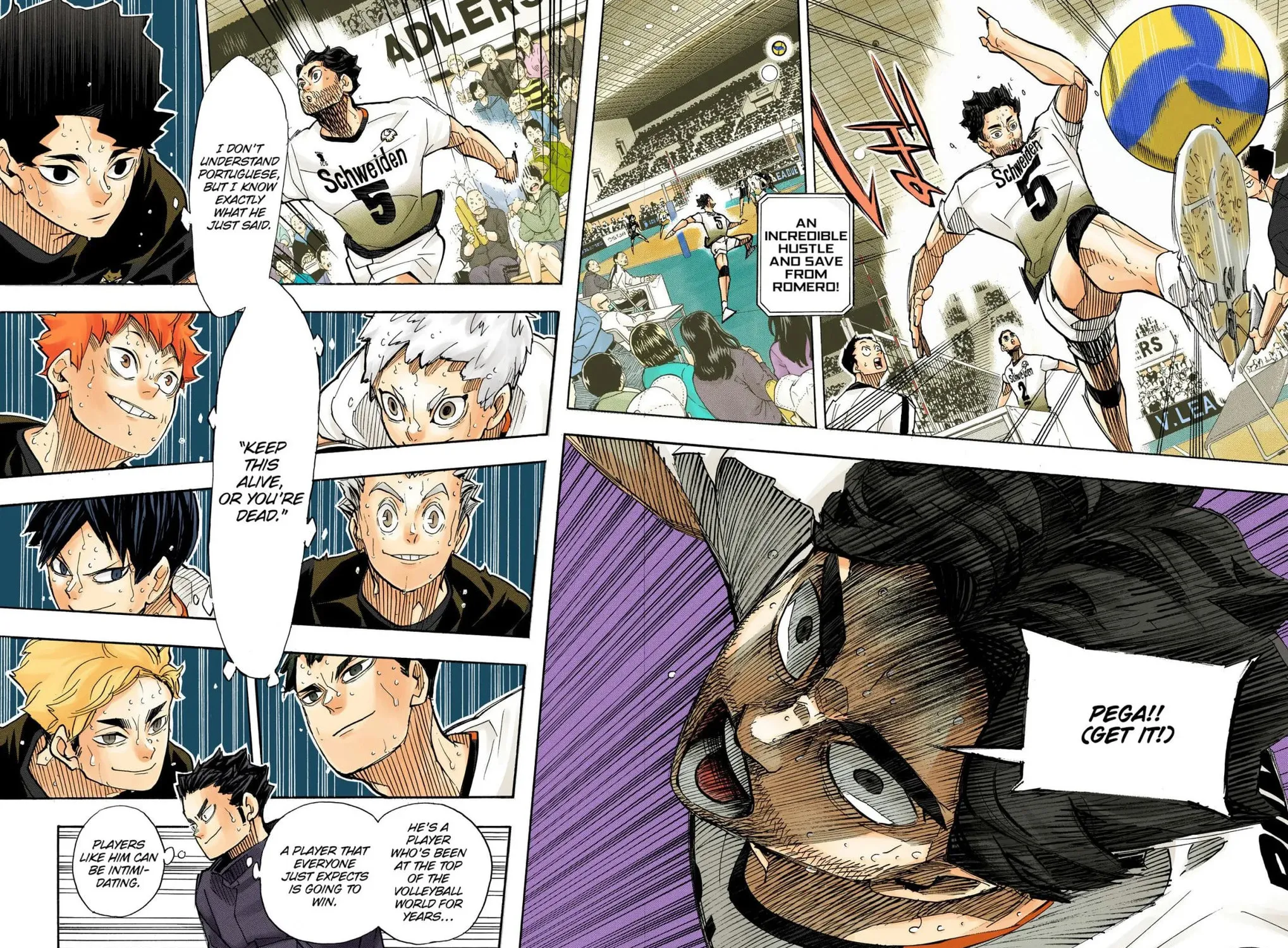 Read Haikyu!! (Official Colored) (Colored) chapter 396 image 10 on Lezhin