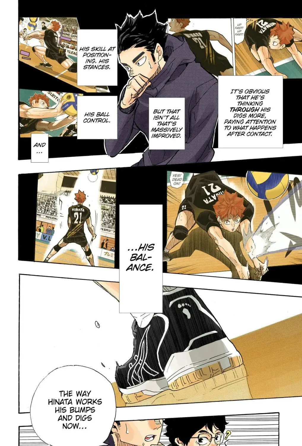 Read Haikyu!! (Official Colored) (Colored) chapter 398 image 14 on Lezhin