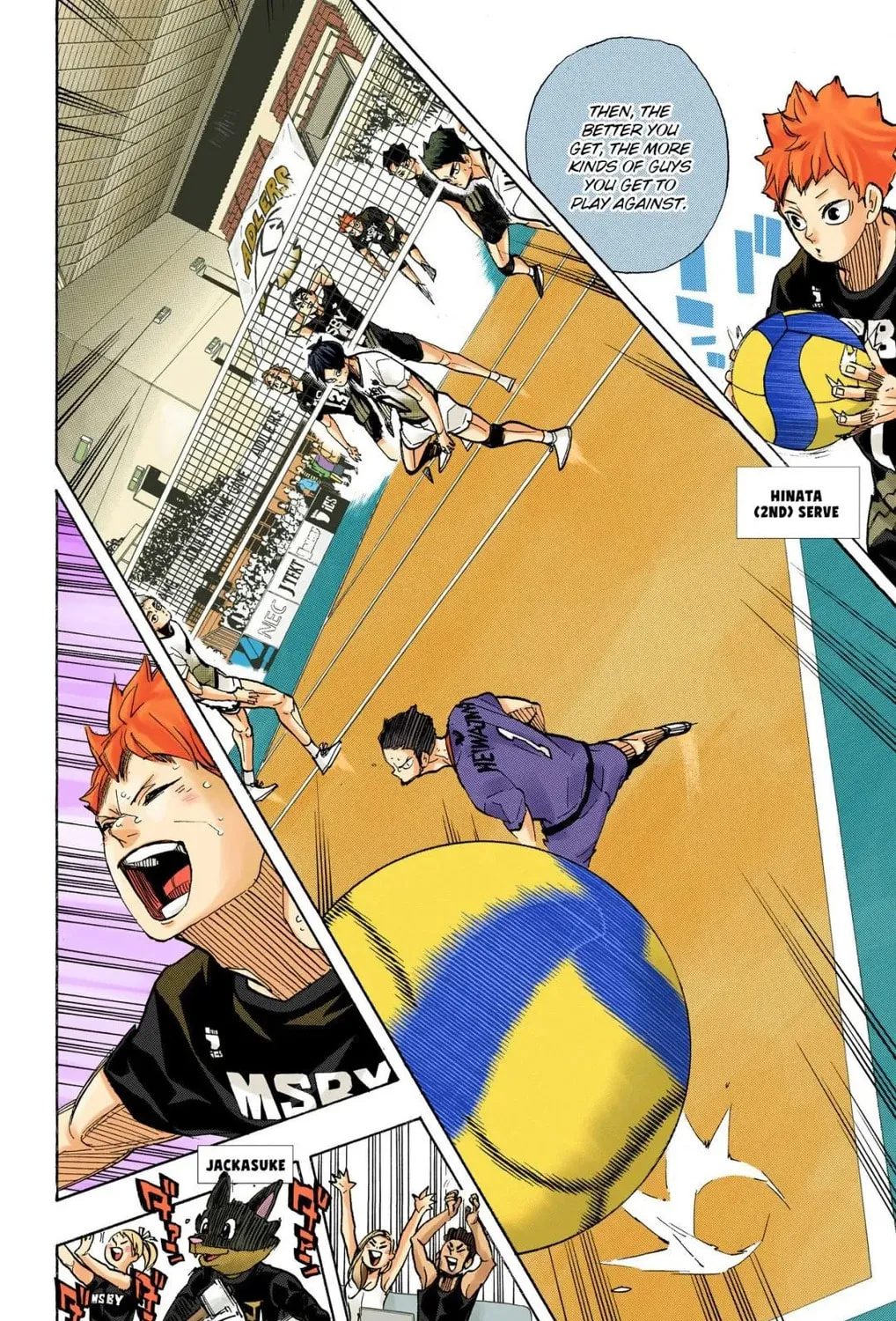 Read Haikyu!! (Official Colored) (Colored) chapter 399 image 2 on Lezhin