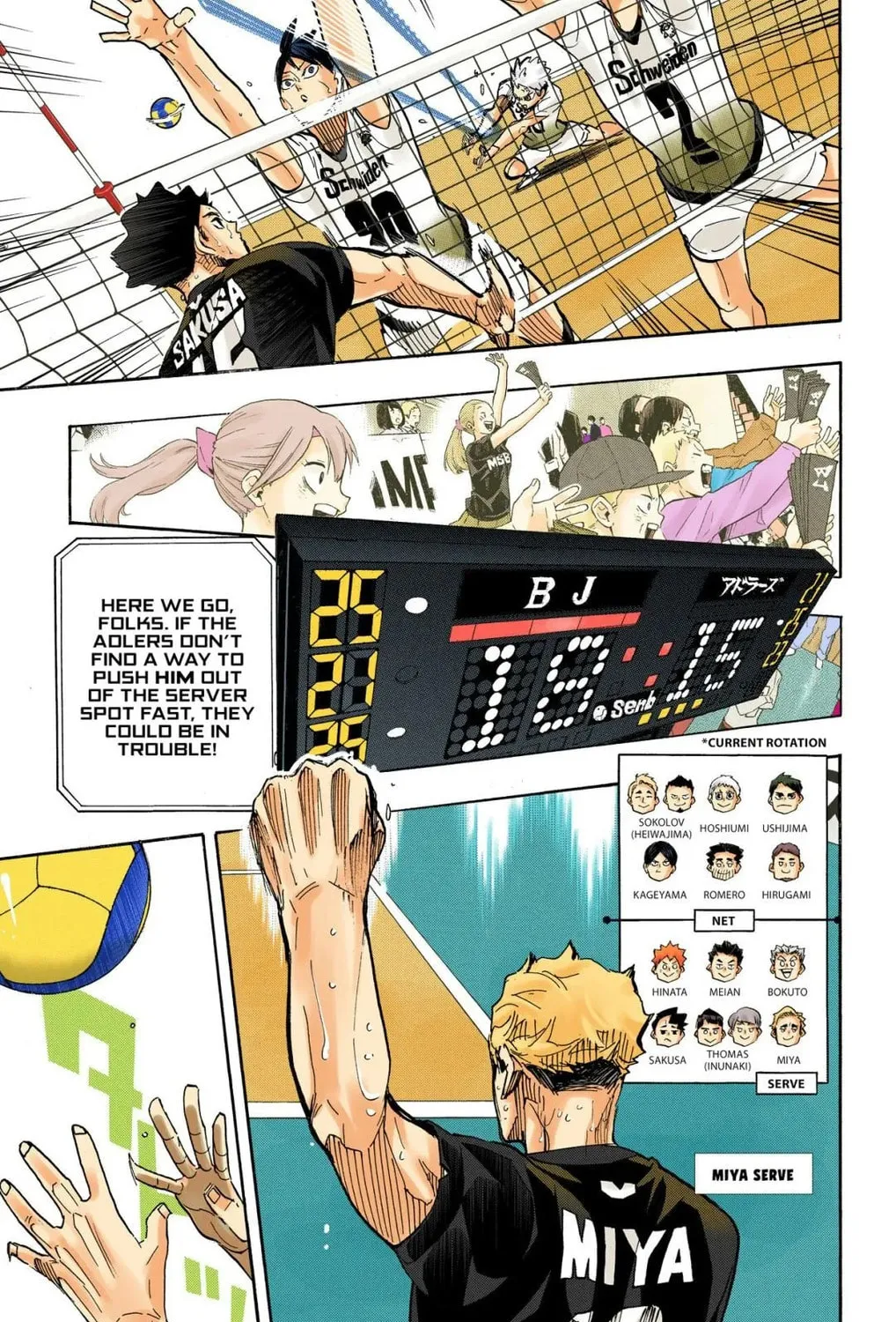 Read Haikyu!! (Official Colored) (Colored) chapter 399 image 8 on Lezhin