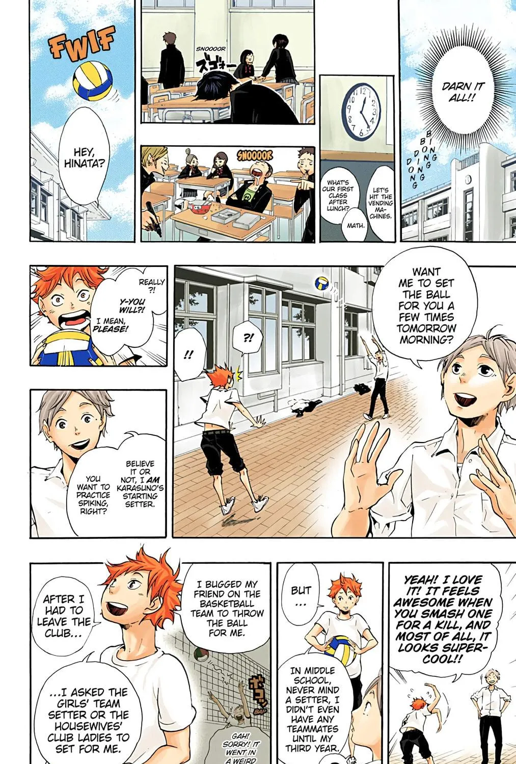 Read Haikyu!! (Official Colored) (Colored) chapter 4 image 10 on Lezhin