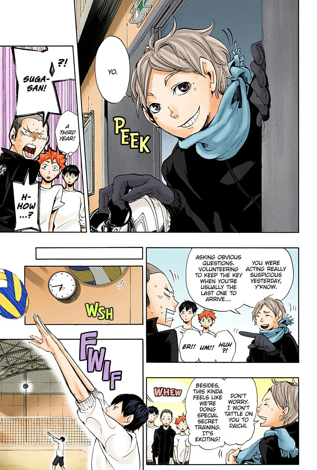 Read Haikyu!! (Official Colored) (Colored) chapter 4 image 4 on Lezhin