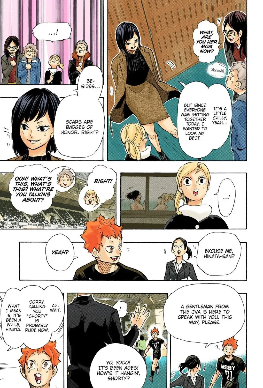 Read Haikyu!! (Official Colored) (Colored) chapter 401 image 26 on Lezhin