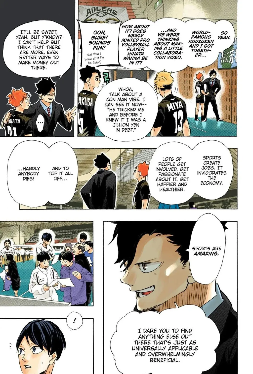 Read Haikyu!! (Official Colored) (Colored) chapter 401 image 30 on Lezhin