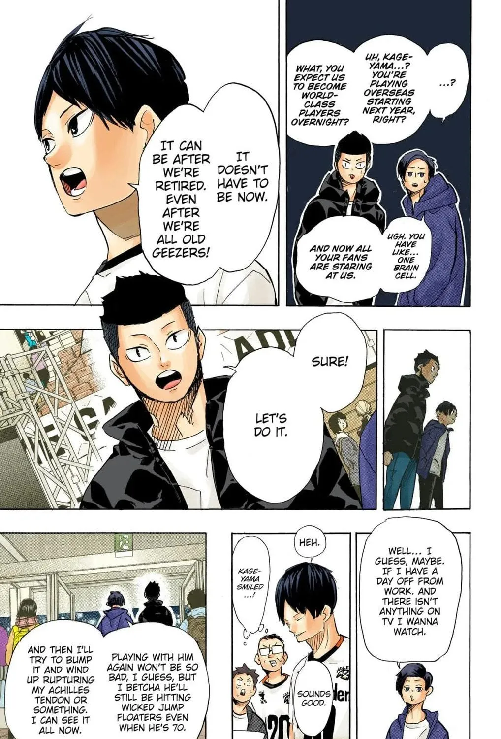 Read Haikyu!! (Official Colored) (Colored) chapter 401 image 34 on Lezhin