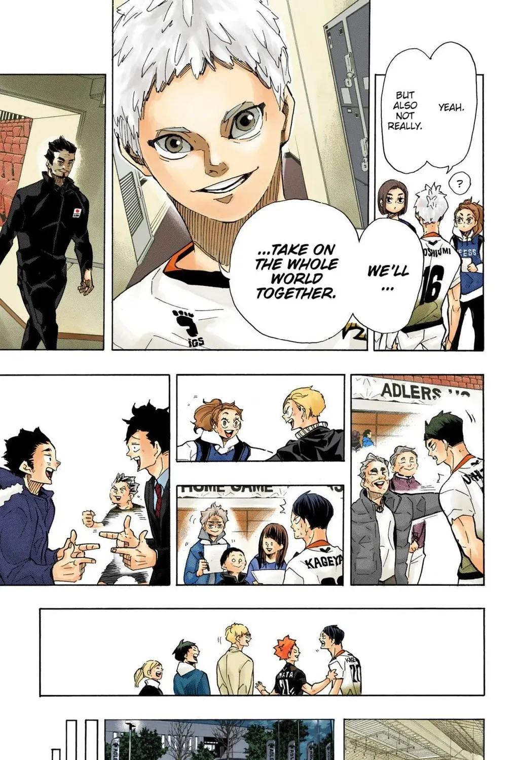 Read Haikyu!! (Official Colored) (Colored) chapter 401 image 38 on Lezhin