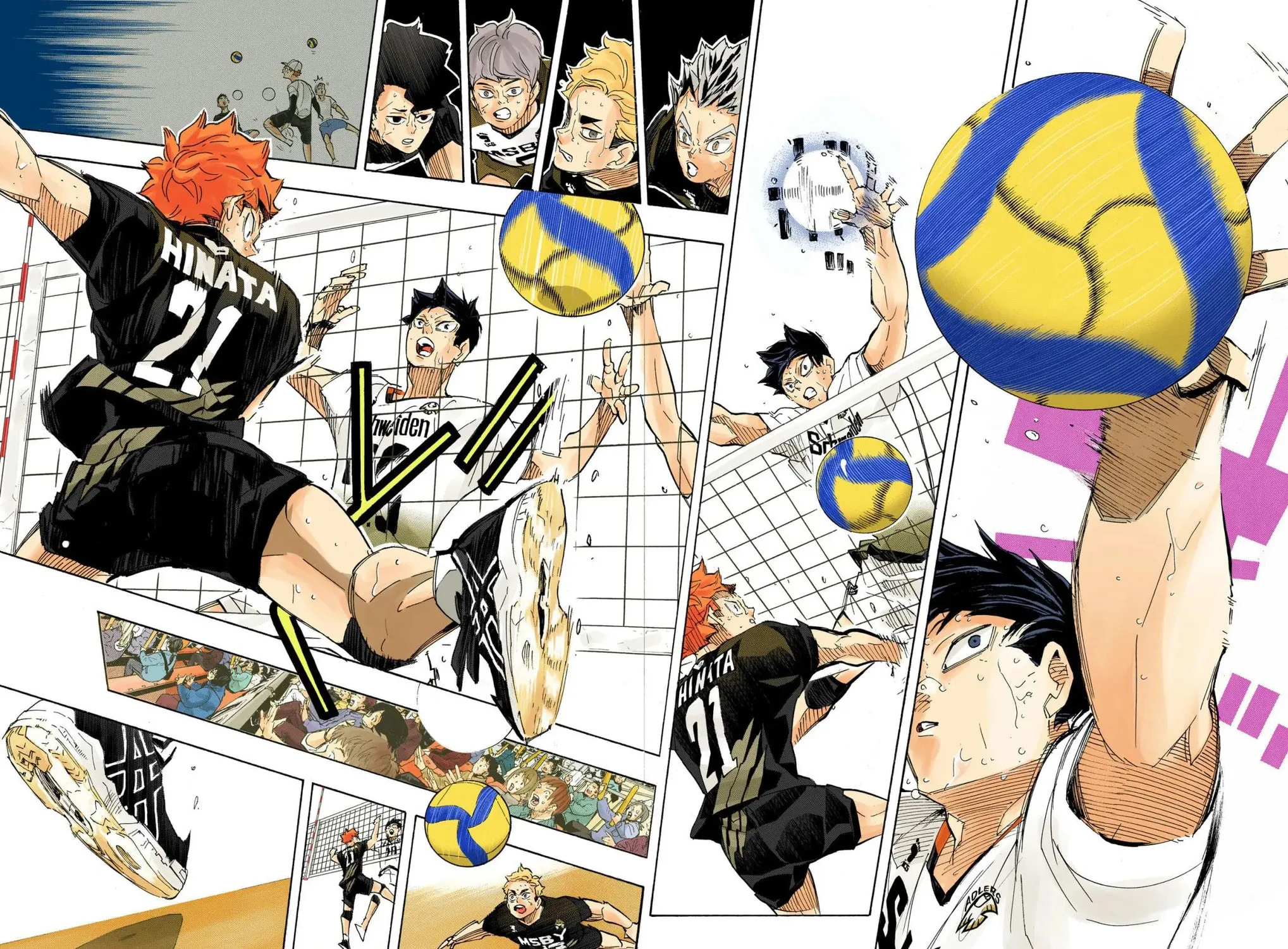 Read Haikyu!! (Official Colored) (Colored) chapter 401 image 8 on Lezhin