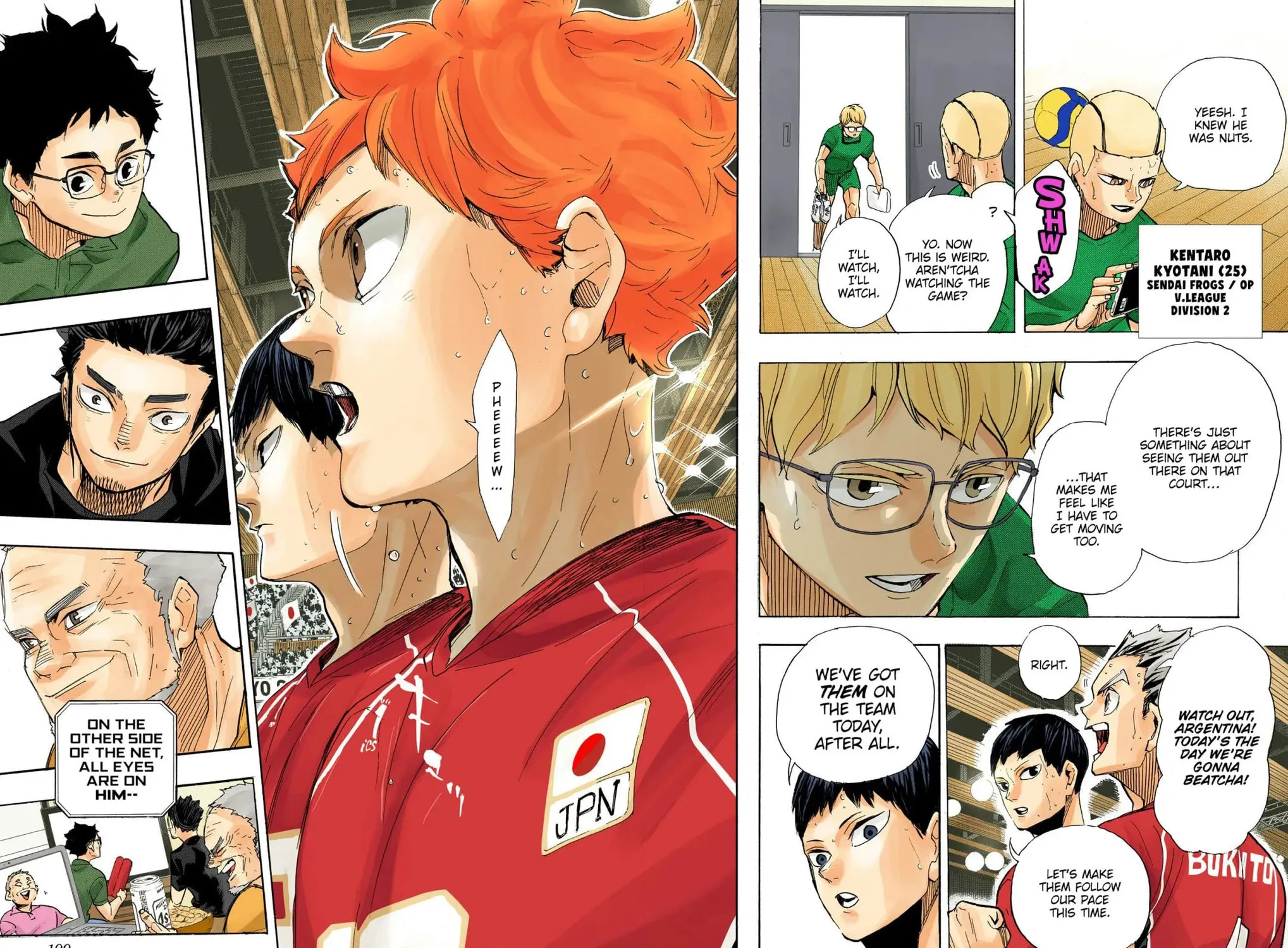 Read Haikyu!! (Official Colored) (Colored) chapter 402 image 34 on Lezhin