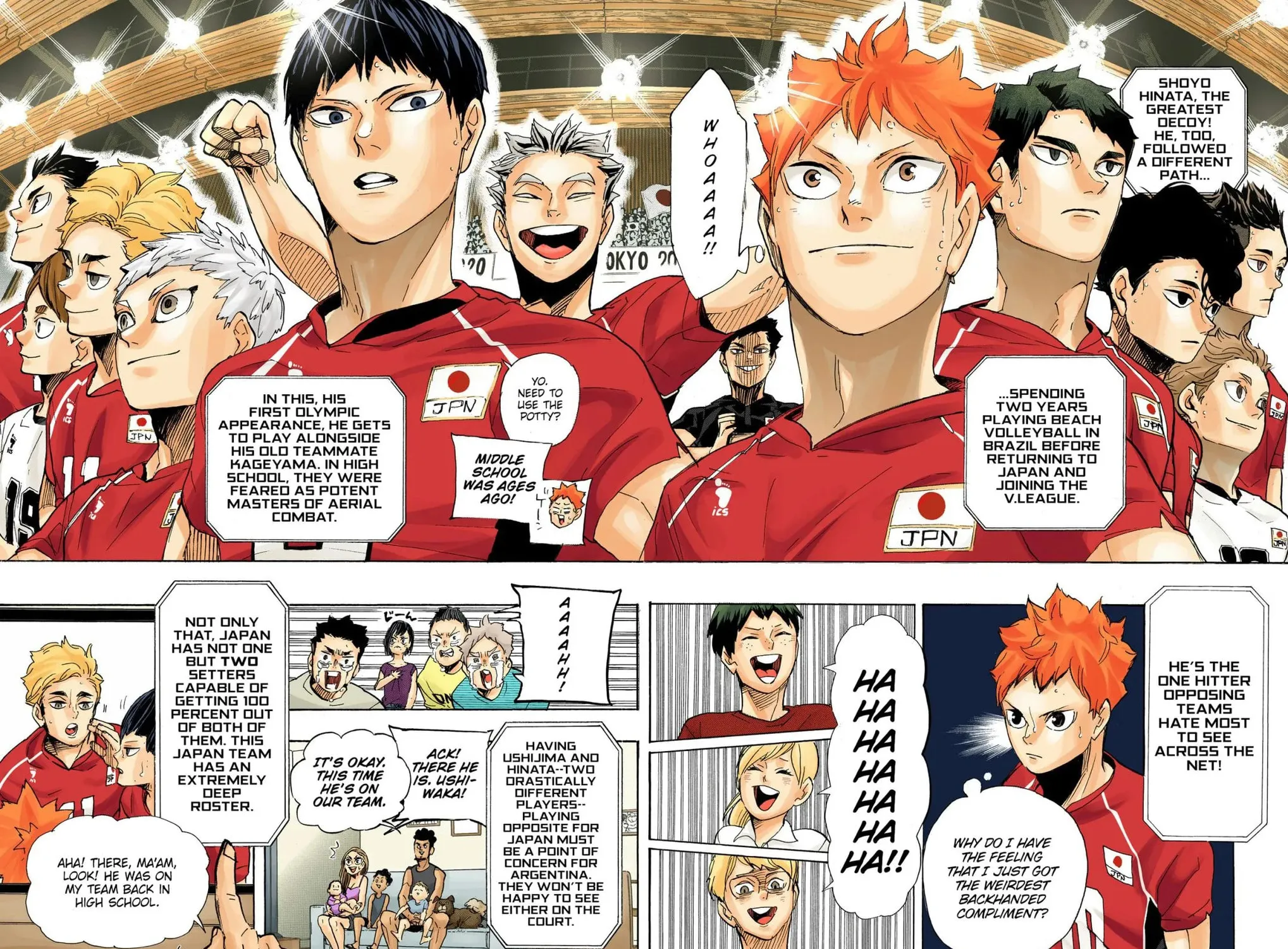 Read Haikyu!! (Official Colored) (Colored) chapter 402 image 36 on Lezhin