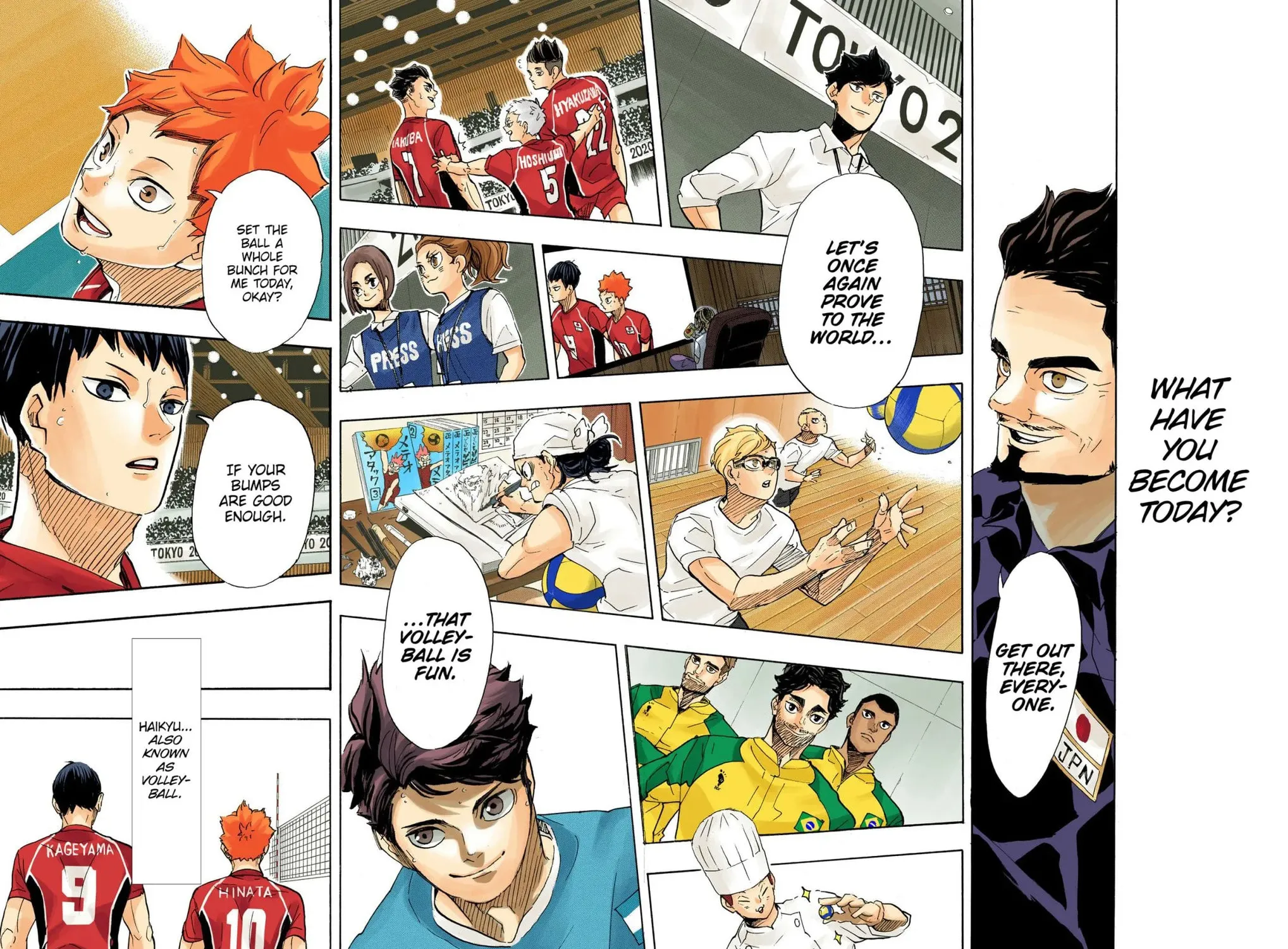 Read Haikyu!! (Official Colored) (Colored) chapter 402 image 42 on Lezhin