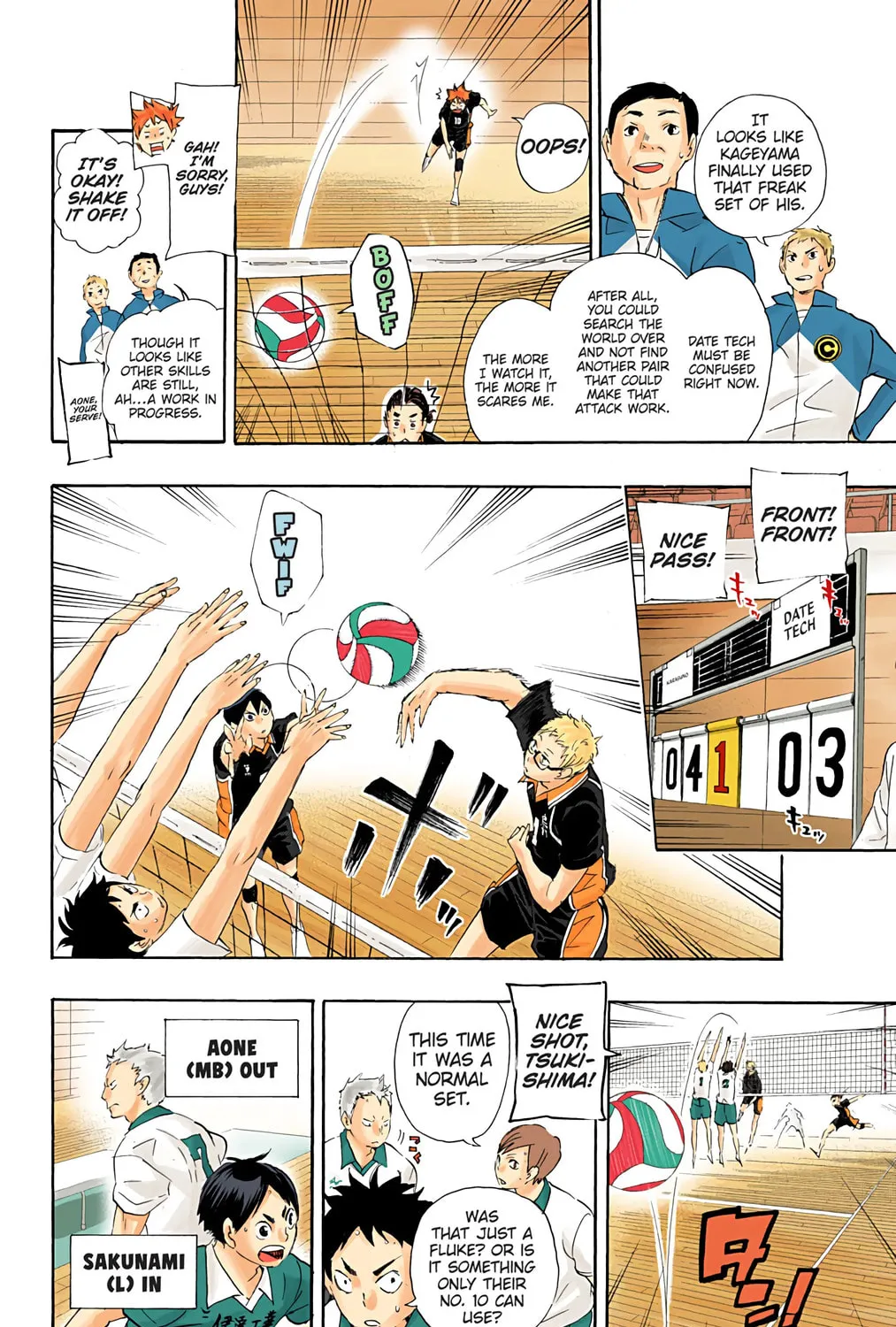 Read Haikyu!! (Official Colored) (Colored) chapter 43 image 12 on Lezhin